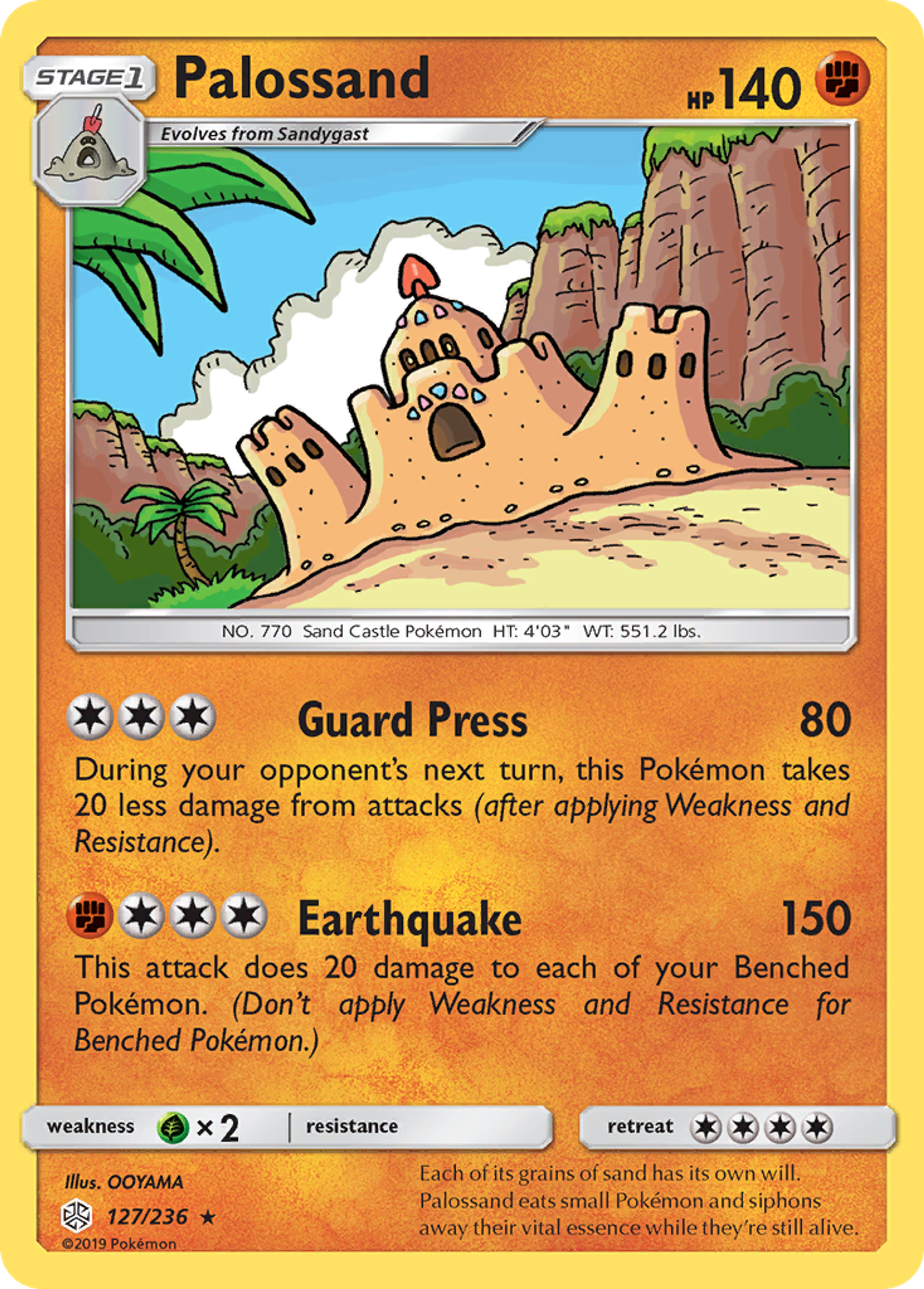 Palossand — SM - Cosmic Eclipse — Pokémon