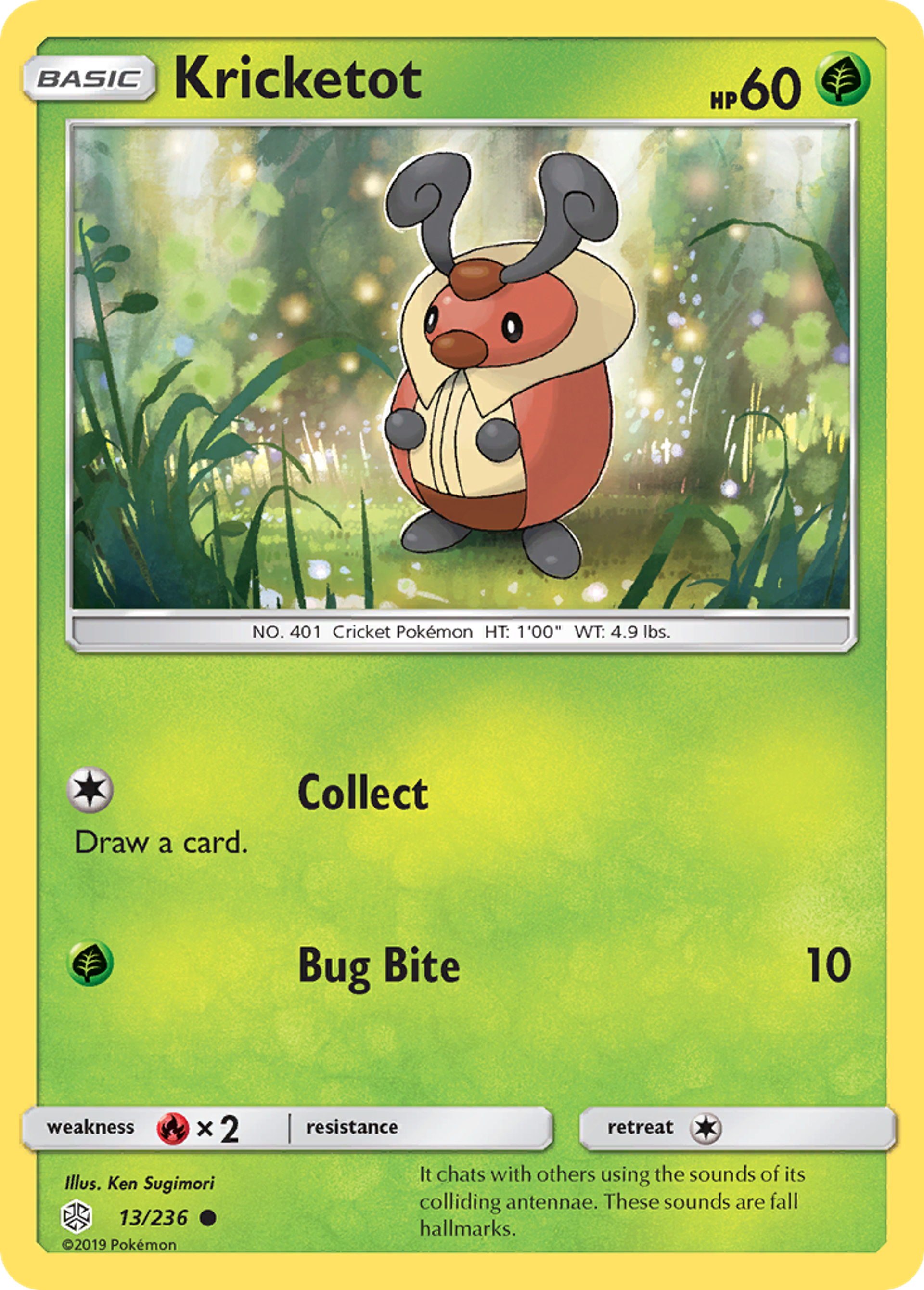 Kricketot — SM - Cosmic Eclipse — Pokémon