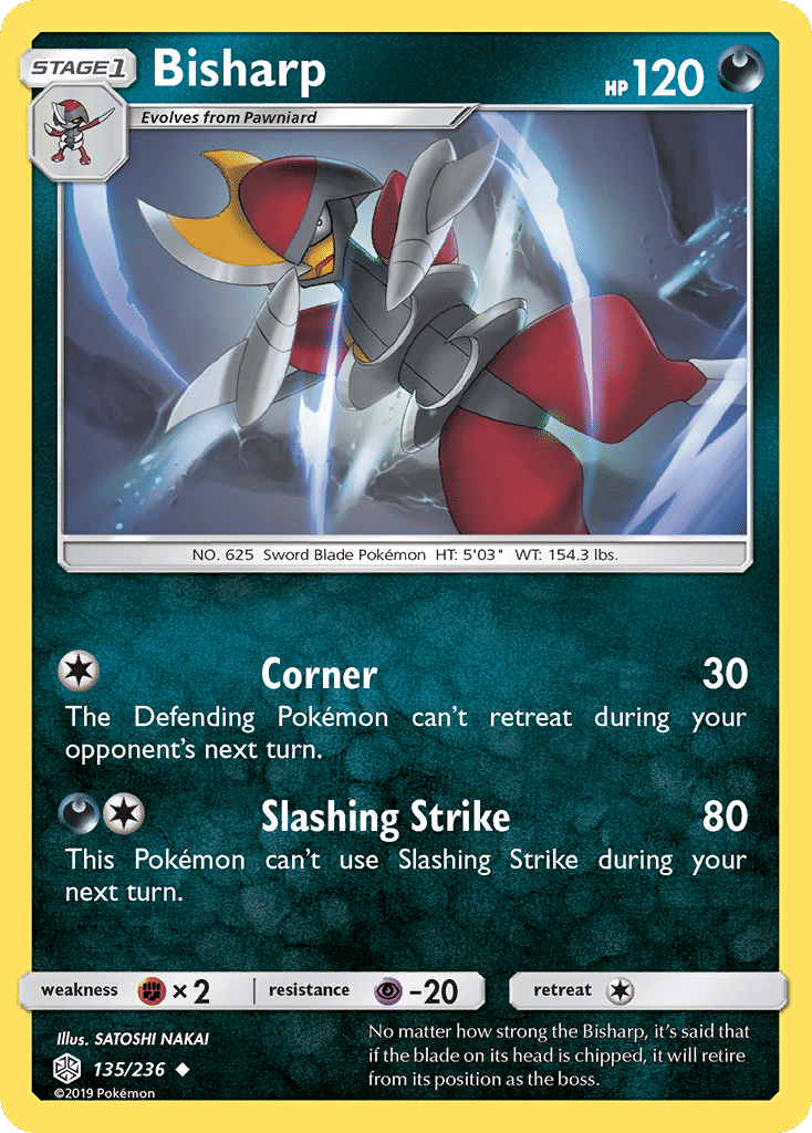Bisharp — SM - Cosmic Eclipse — Pokemon