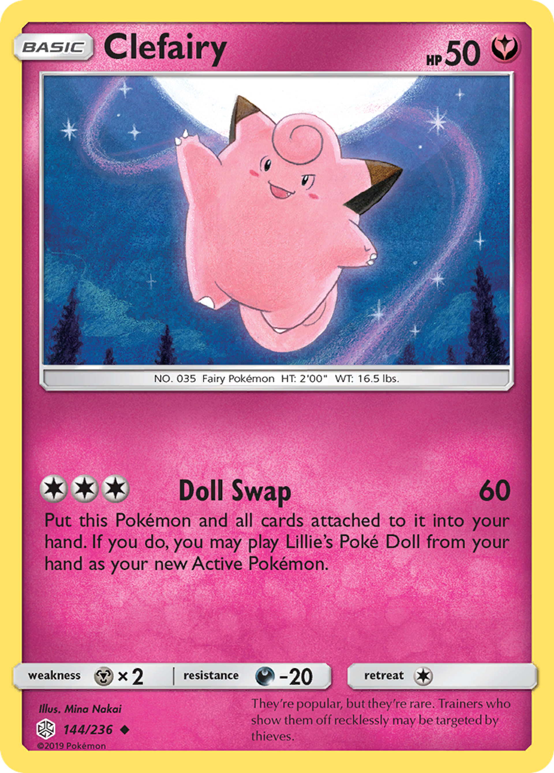 Clefairy — SM - Cosmic Eclipse — Pokémon