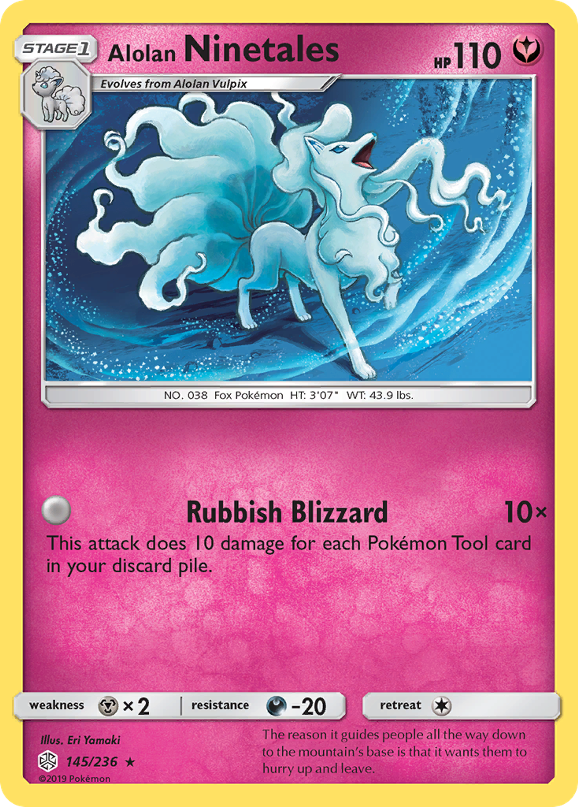 Alolan Ninetales — SM - Cosmic Eclipse — Pokémon