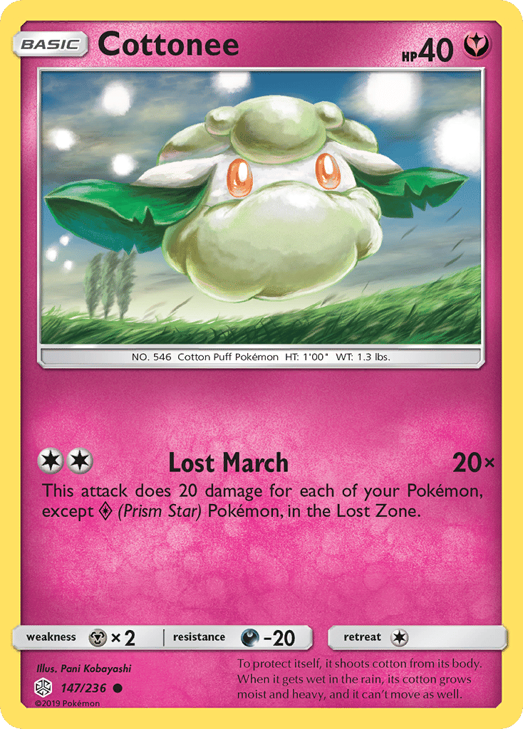 Cottonee — SM - Cosmic Eclipse — Pokemon