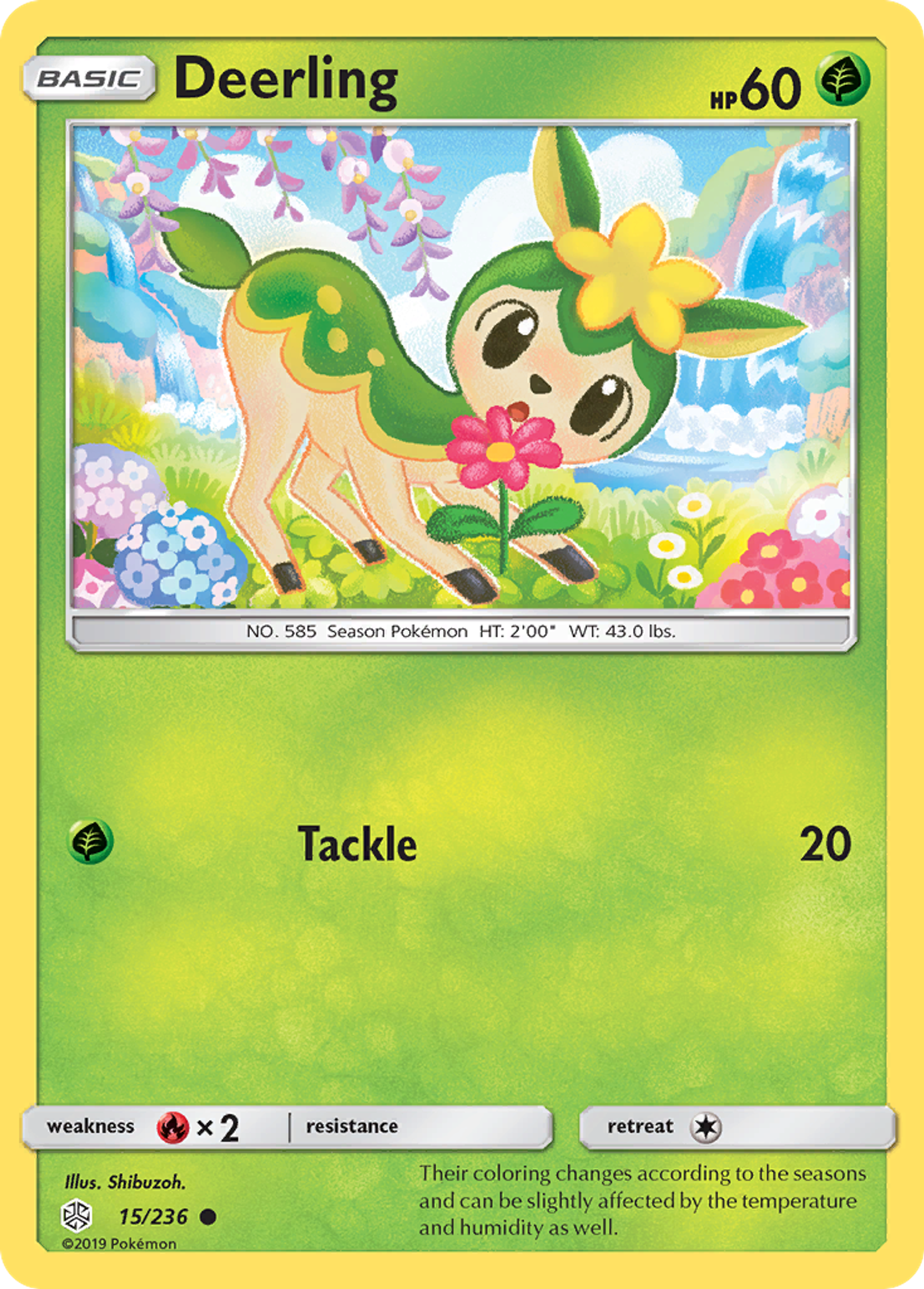 Deerling — SM - Cosmic Eclipse — Pokémon