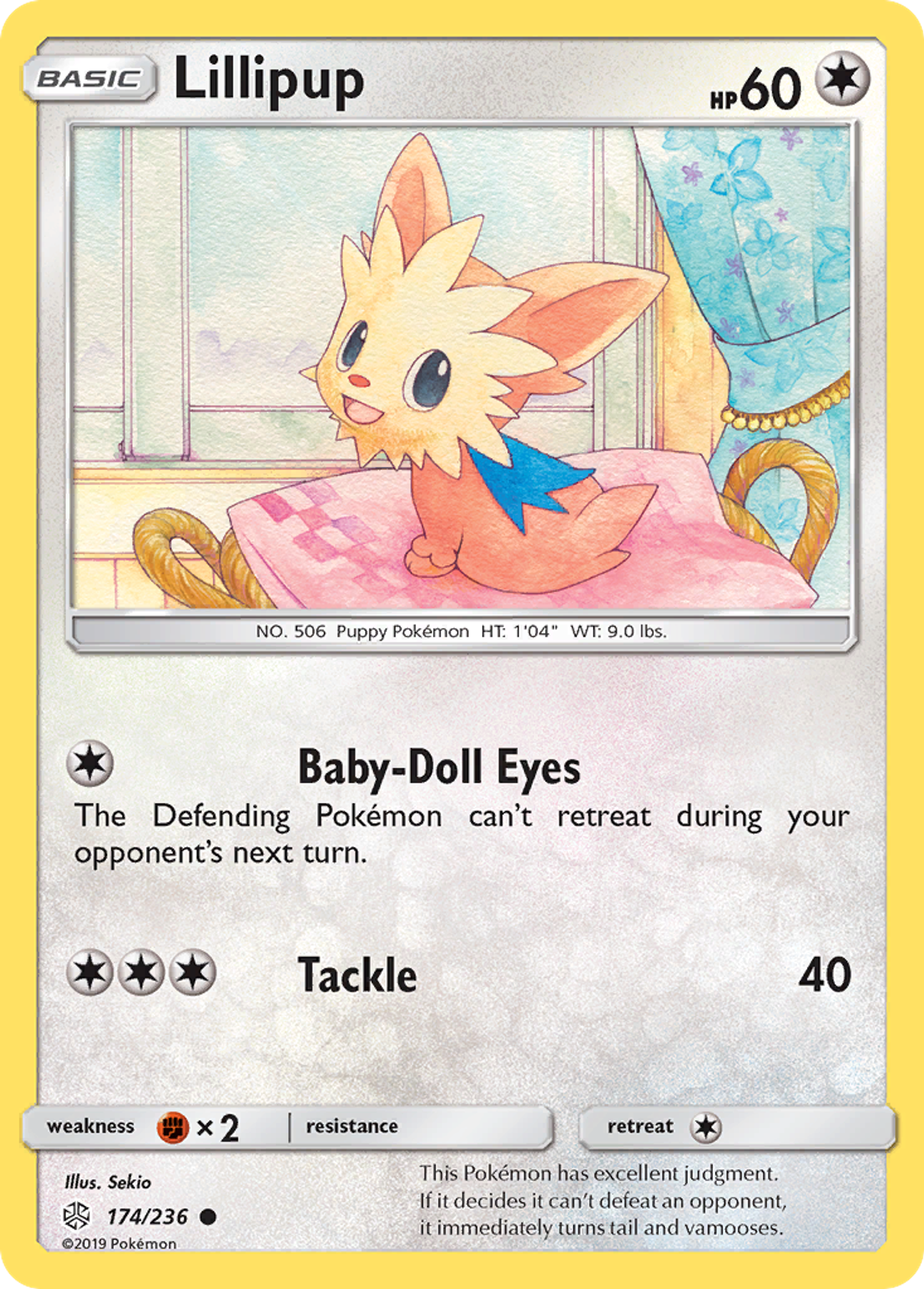Lillipup — SM - Cosmic Eclipse — Pokémon