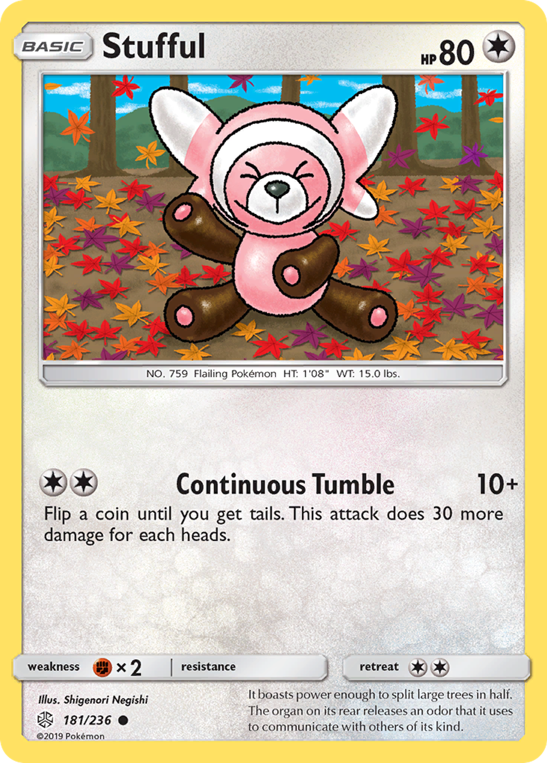 Stufful — SM - Cosmic Eclipse — Pokémon