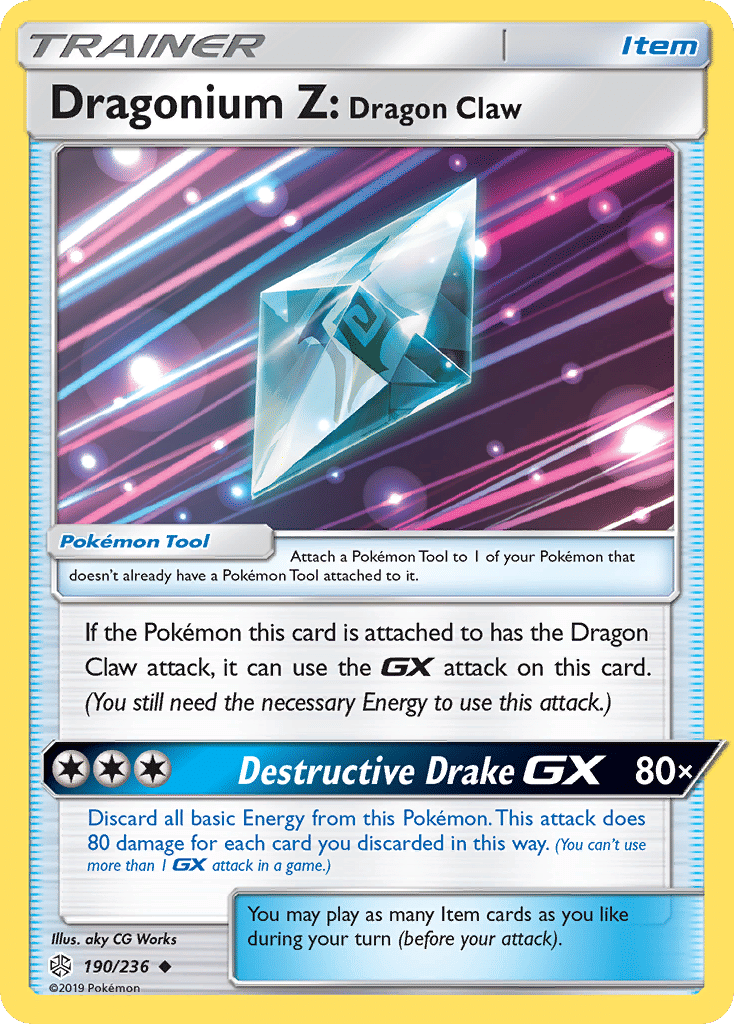 Dragonium Z: Dragon Claw — SM - Cosmic Eclipse — Pokemon