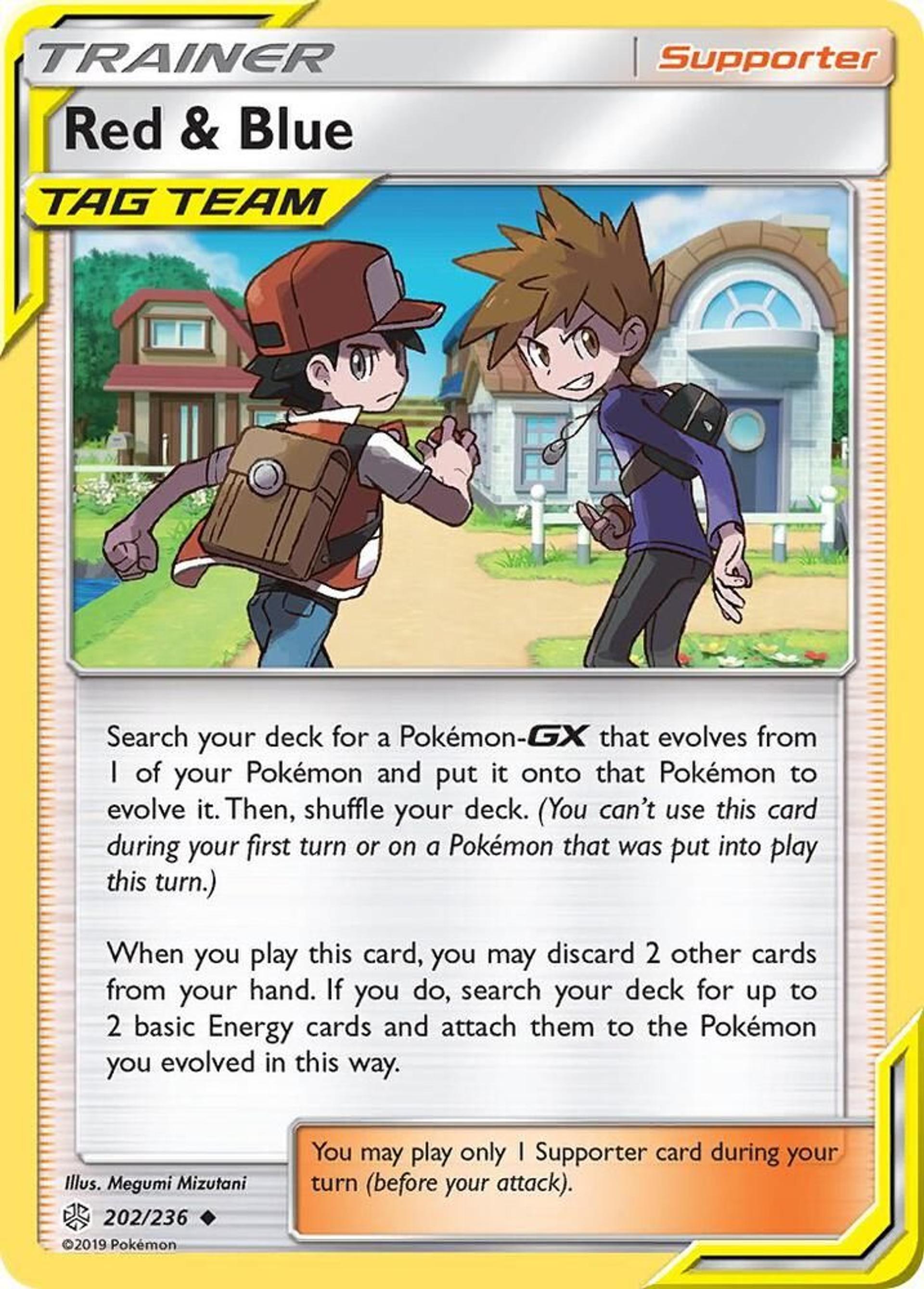 Red & Blue — SM - Cosmic Eclipse — Pokémon