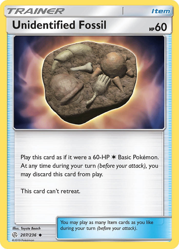 Unidentified Fossil — SM - Cosmic Eclipse — Pokemon