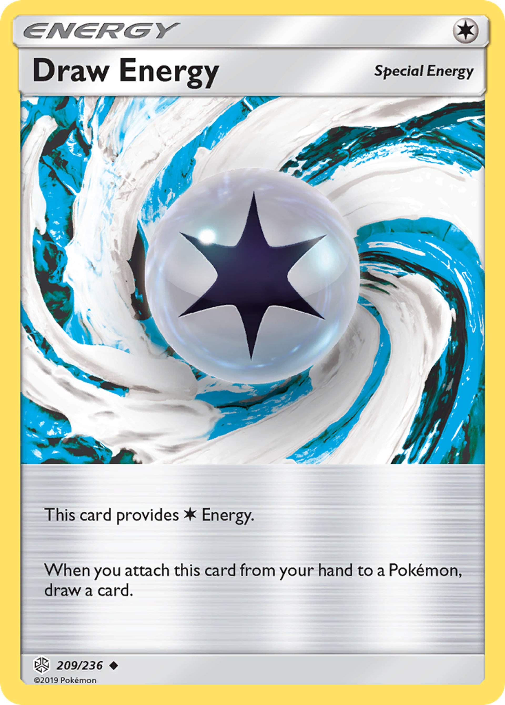 Draw Energy — SM - Cosmic Eclipse — Pokémon