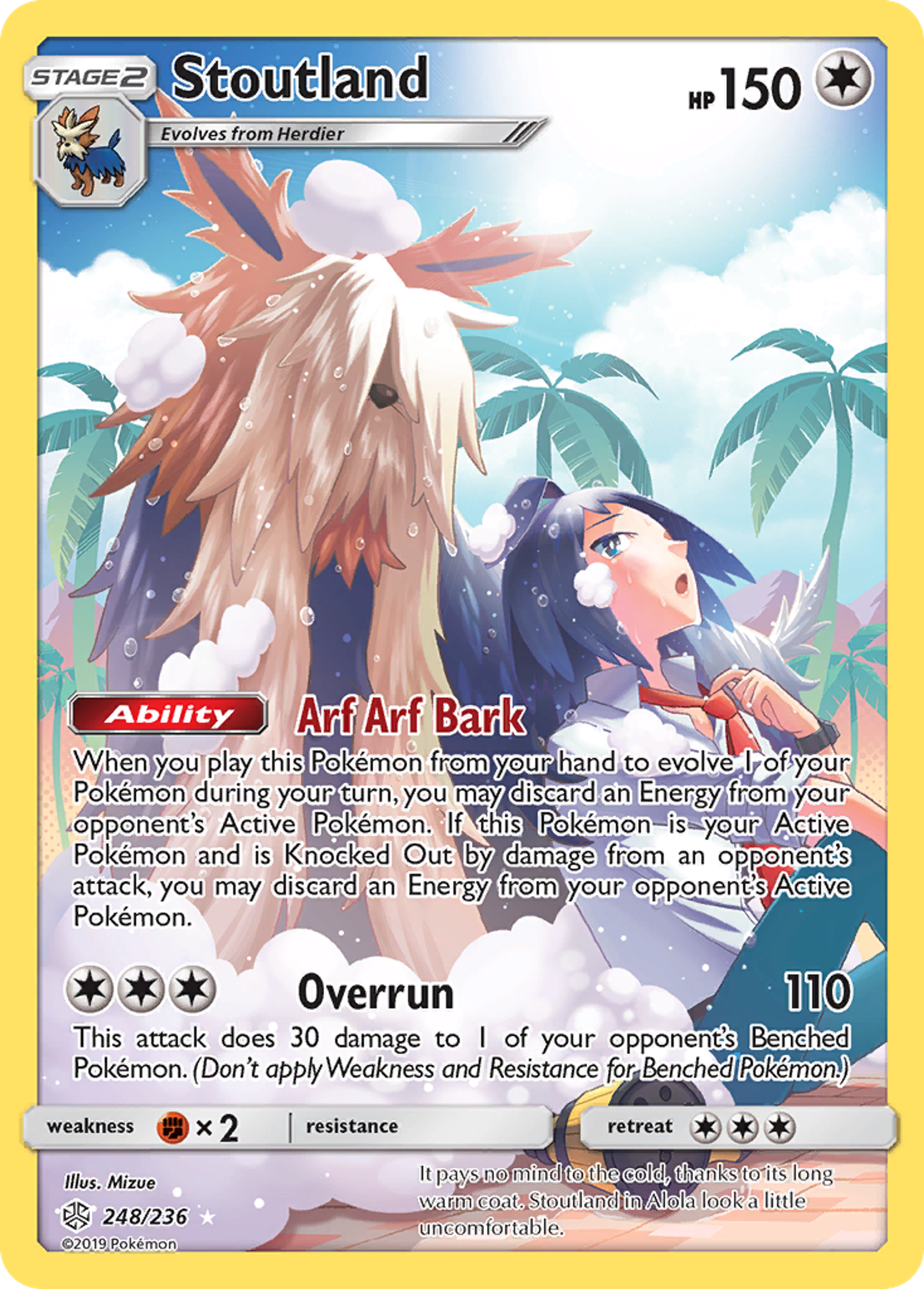 Stoutland — SM - Cosmic Eclipse — Pokémon