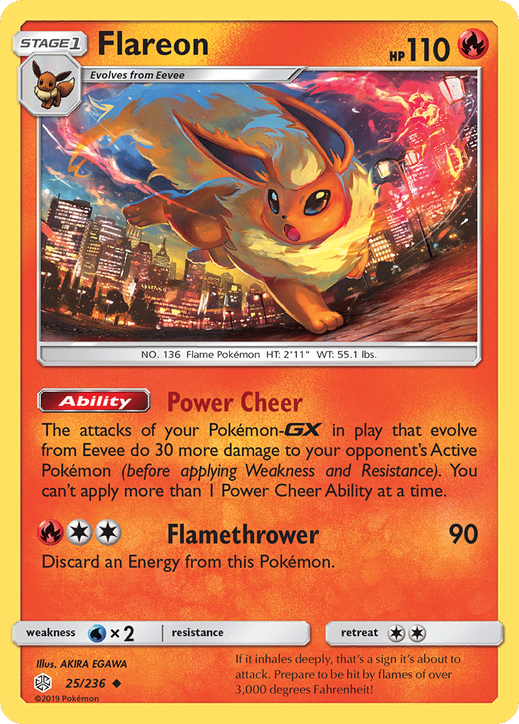 Flareon — SM - Cosmic Eclipse — Pokemon