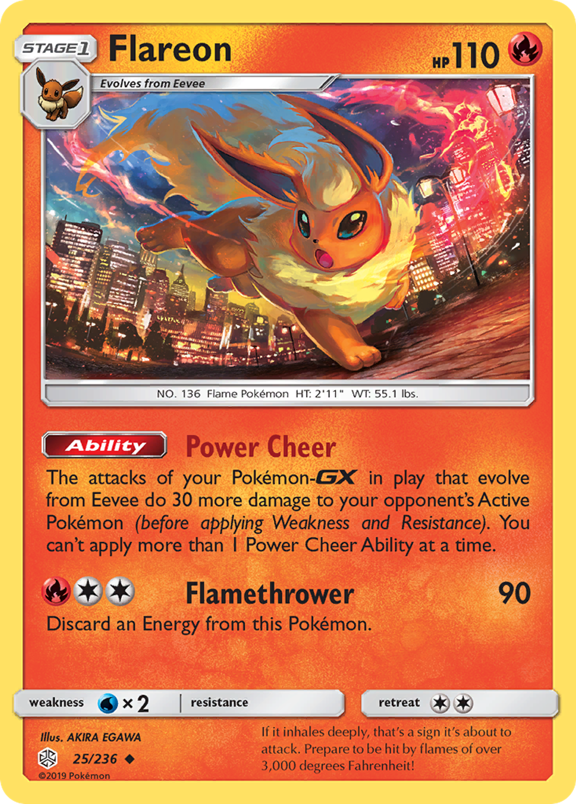 Flareon — SM - Cosmic Eclipse — Pokémon
