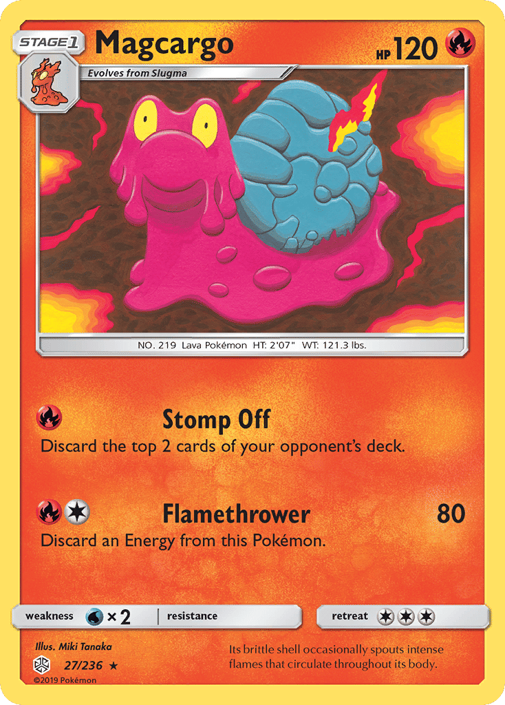 Magcargo — SM - Cosmic Eclipse — Pokemon