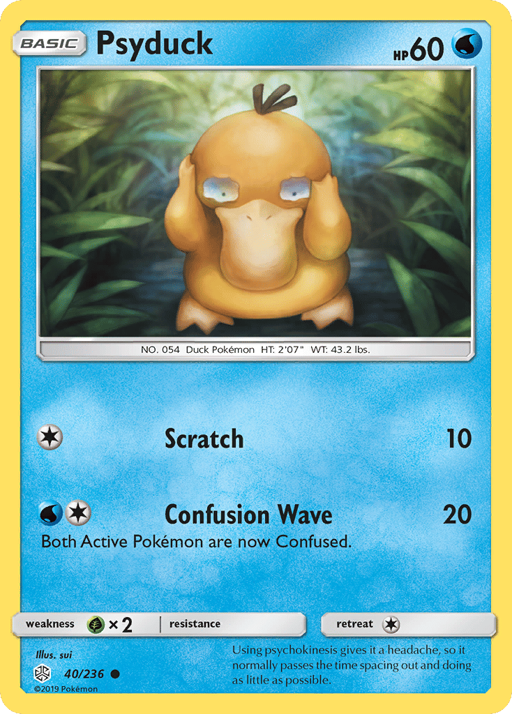 Psyduck — SM - Cosmic Eclipse — Pokemon