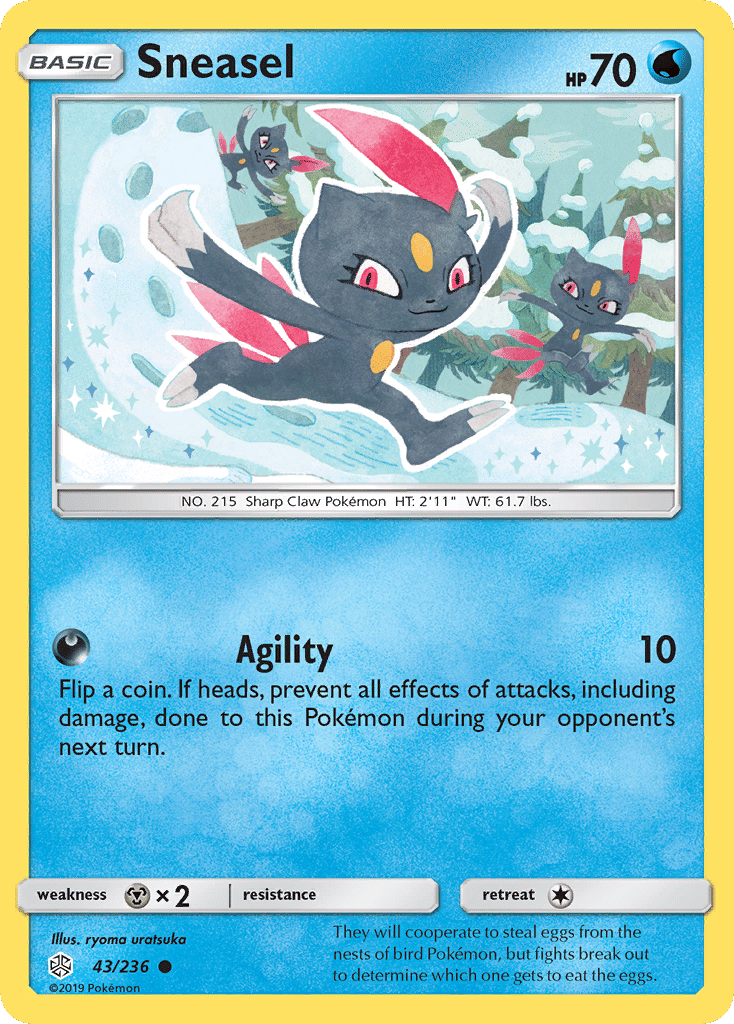 Sneasel — SM - Cosmic Eclipse — Pokemon