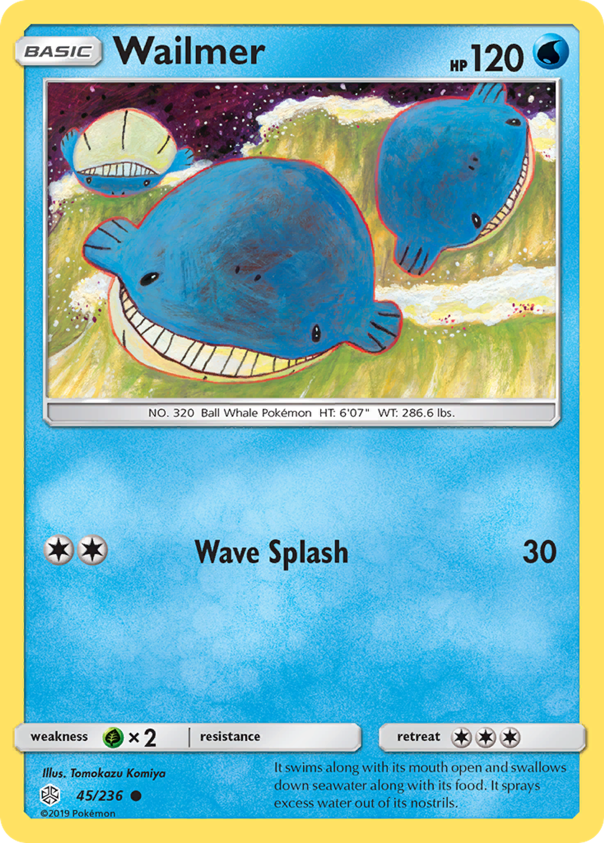 Wailmer — SM - Cosmic Eclipse — Pokémon