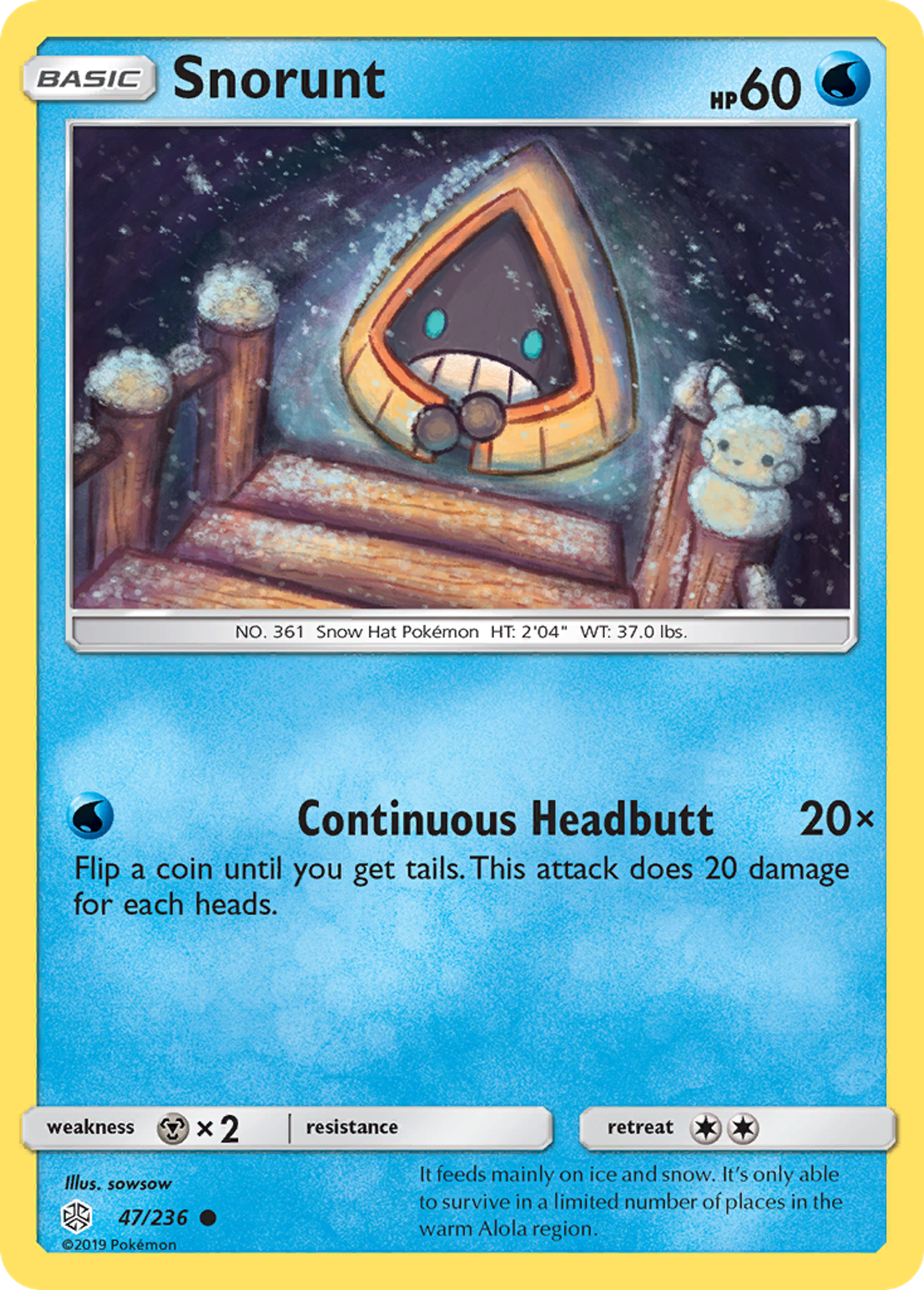 Snorunt — SM - Cosmic Eclipse — Pokémon