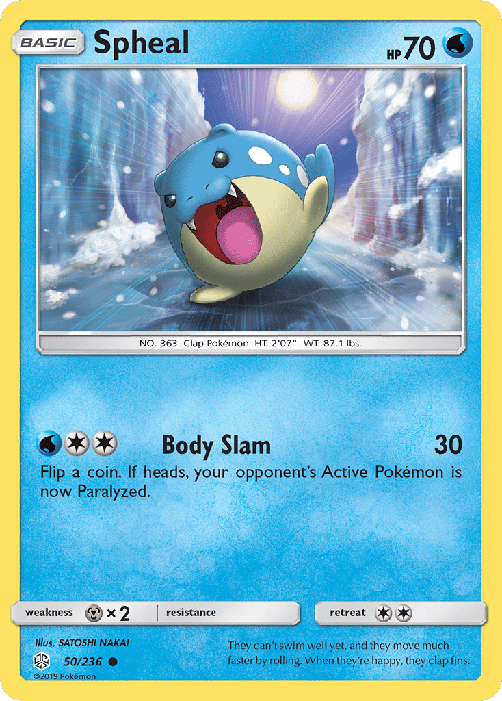 Spheal — SM - Cosmic Eclipse — Pokemon