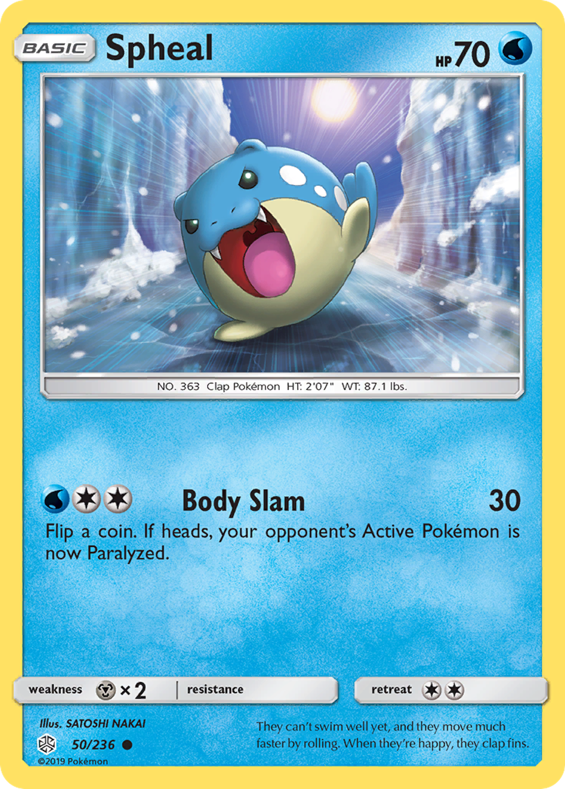 Spheal — SM - Cosmic Eclipse — Pokémon