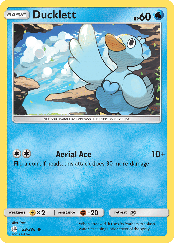 Ducklett — SM - Cosmic Eclipse — Pokemon