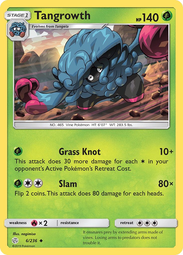 Tangrowth — SM - Cosmic Eclipse — Pokemon