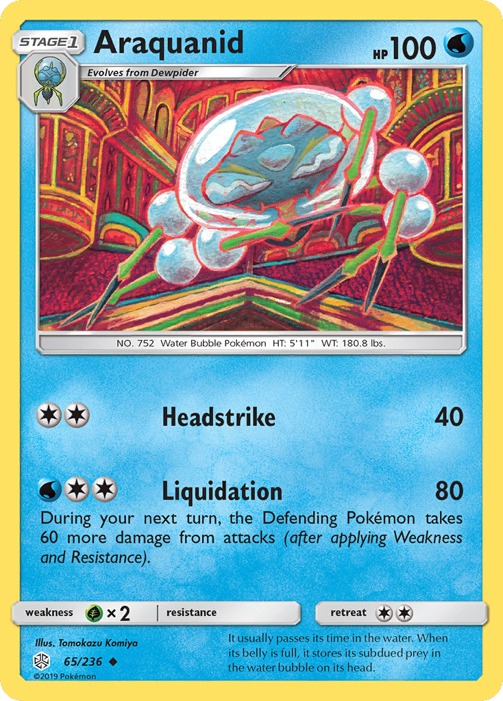 Araquanid — SM - Cosmic Eclipse — Pokemon