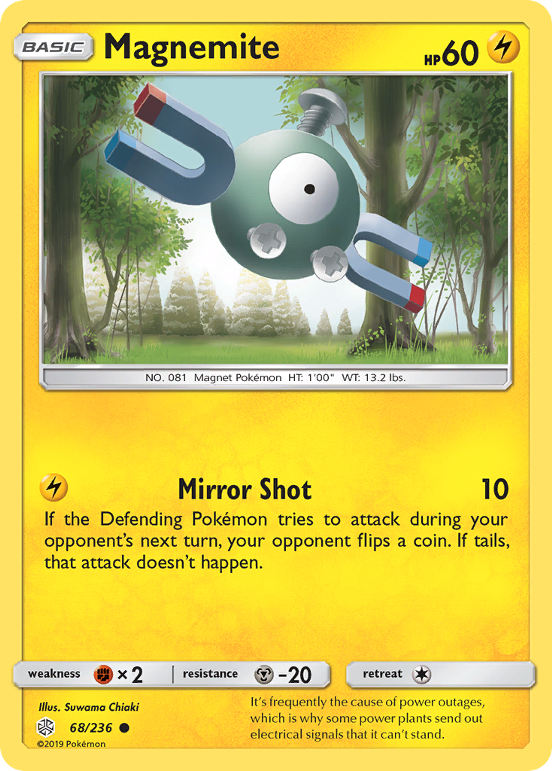 Magnemite — SM - Cosmic Eclipse — Pokémon