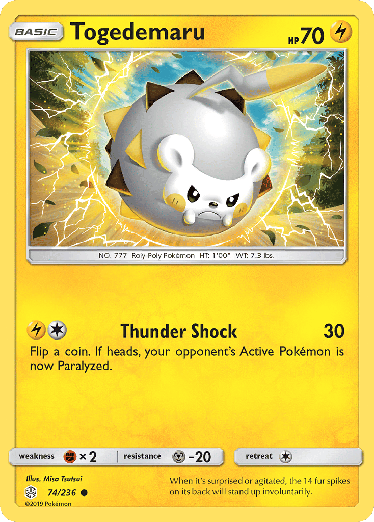 Togedemaru — SM - Cosmic Eclipse — Pokemon