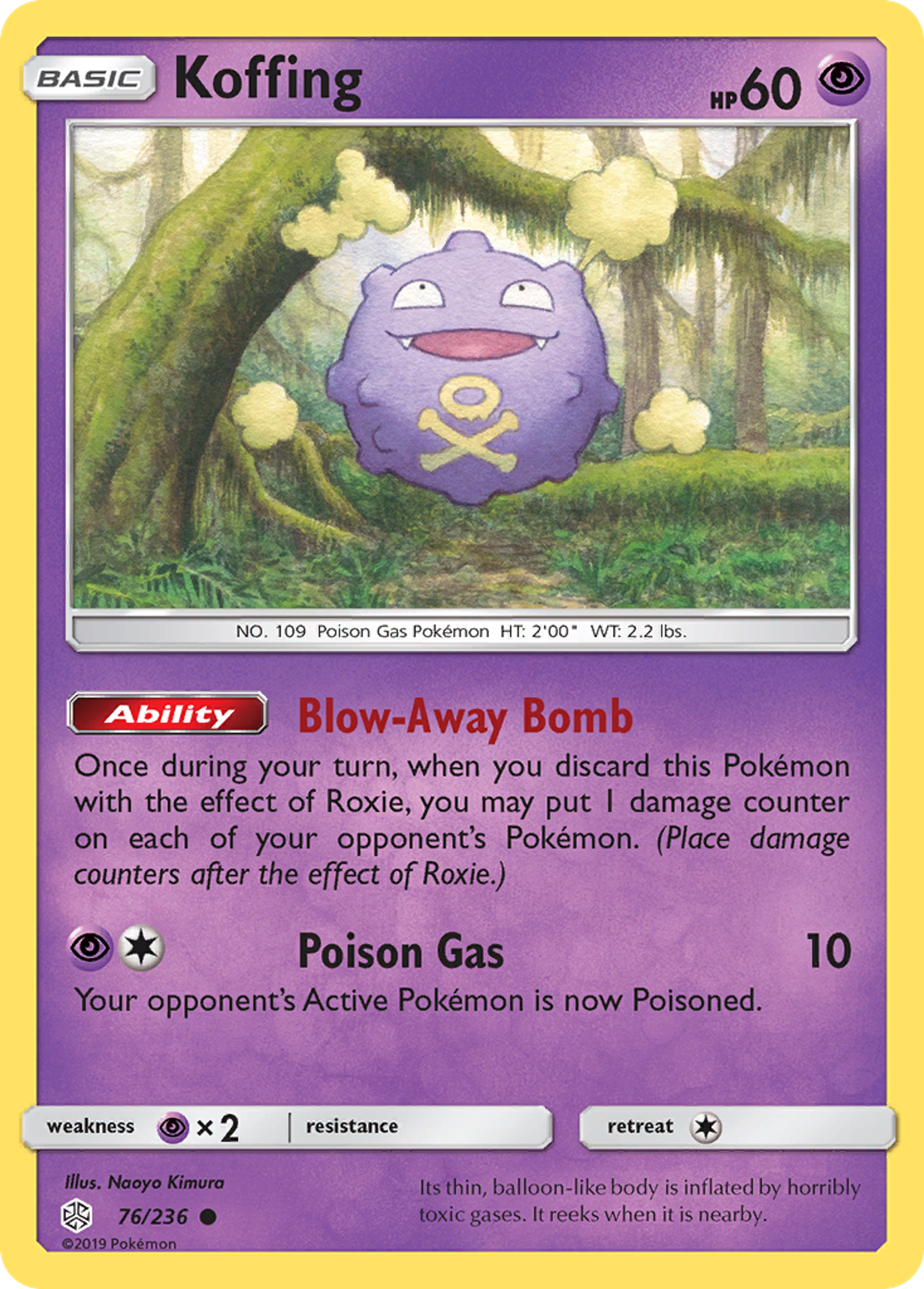 Koffing — SM - Cosmic Eclipse — Pokémon