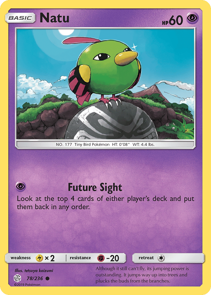 Natu — SM - Cosmic Eclipse — Pokemon
