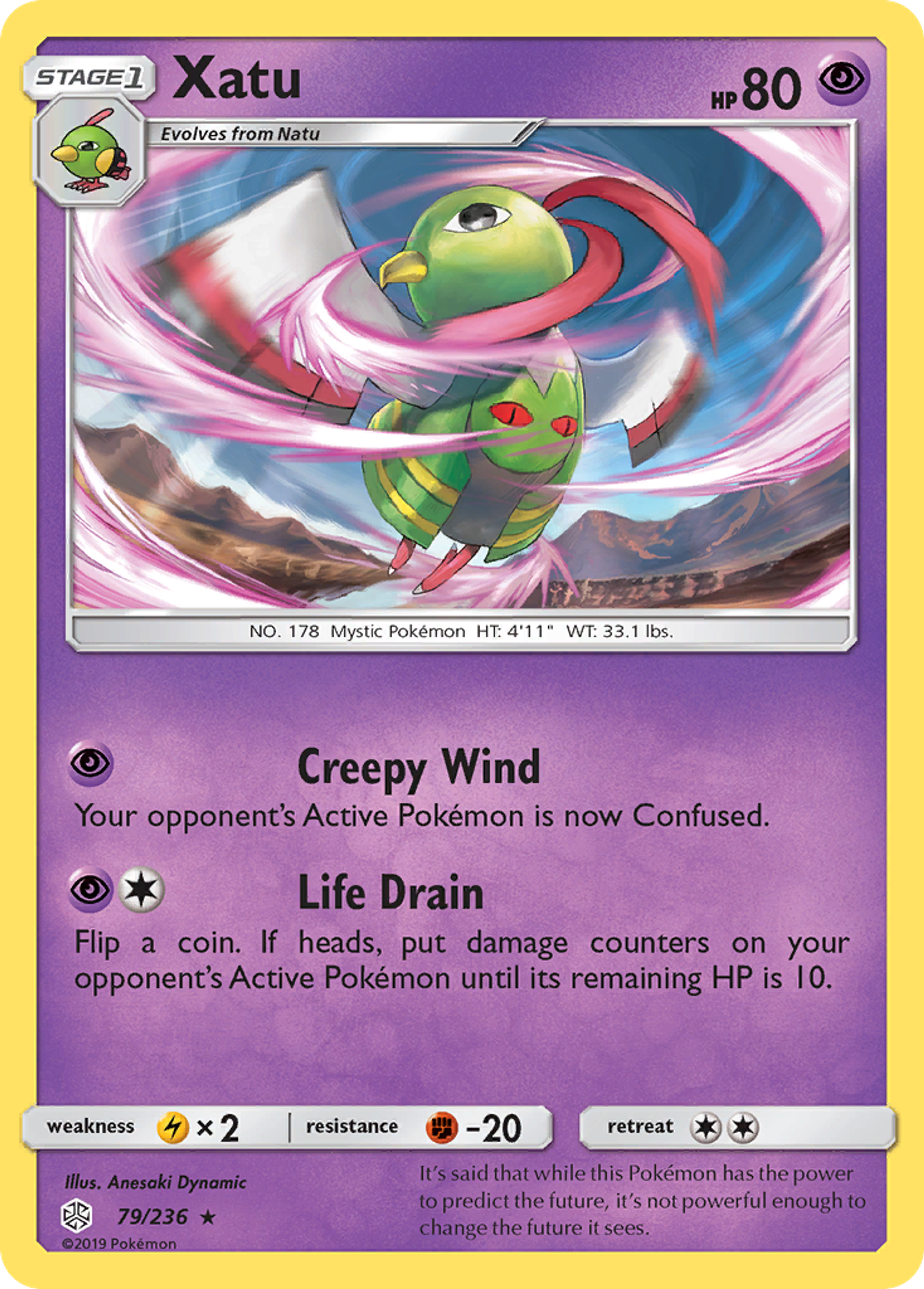 Xatu — SM - Cosmic Eclipse — Pokémon