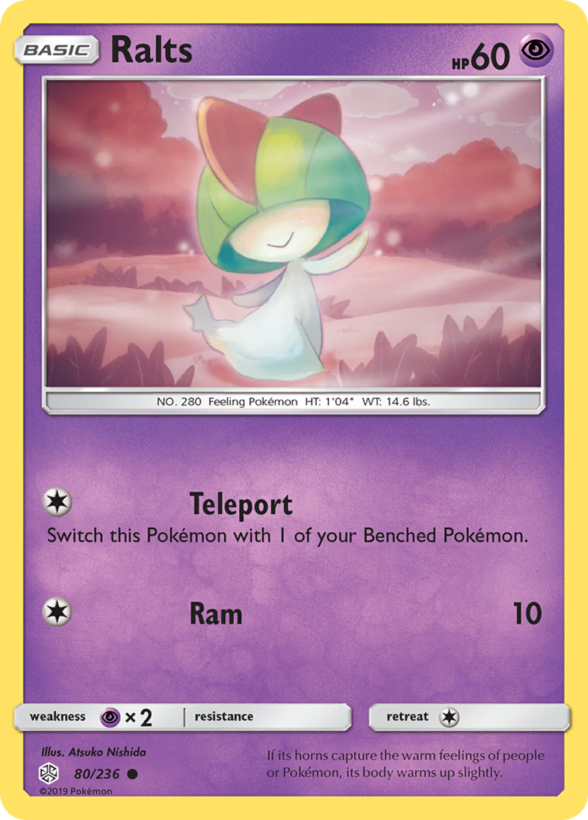 Ralts — SM - Cosmic Eclipse — Pokémon