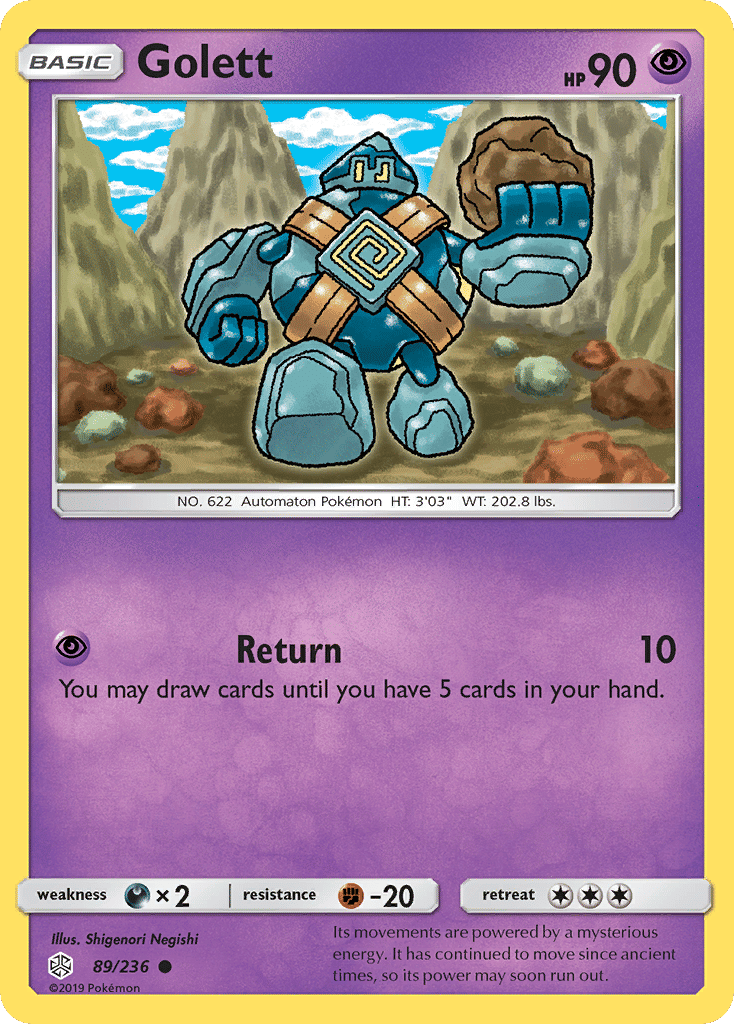 Golett — SM - Cosmic Eclipse — Pokemon