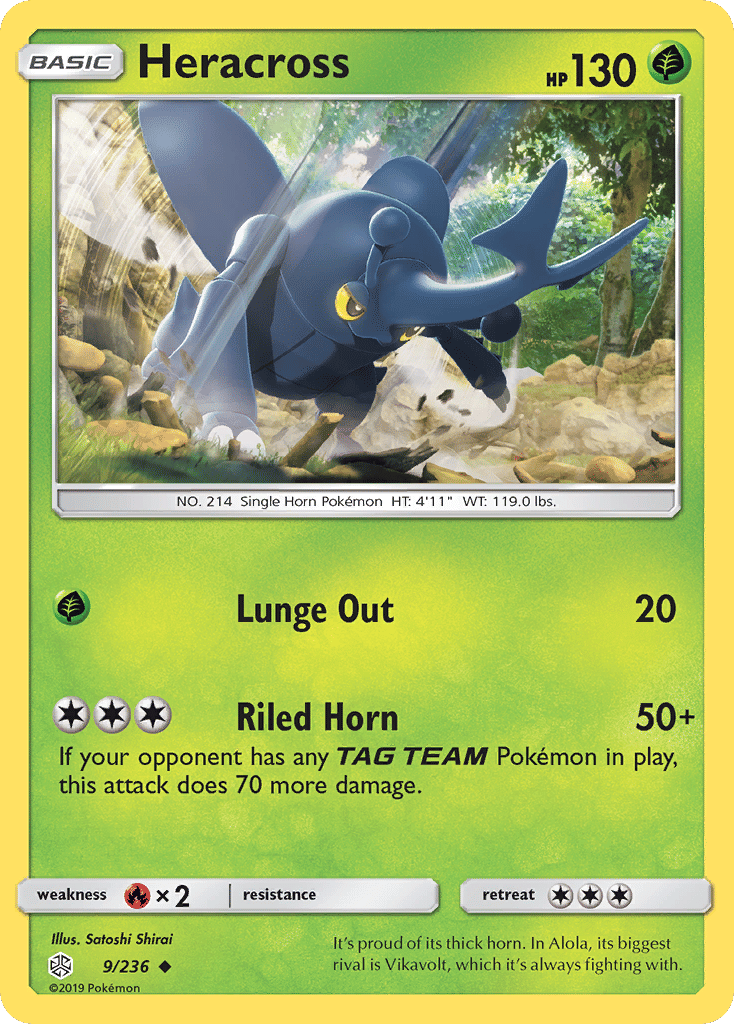 Heracross — SM - Cosmic Eclipse — Pokemon
