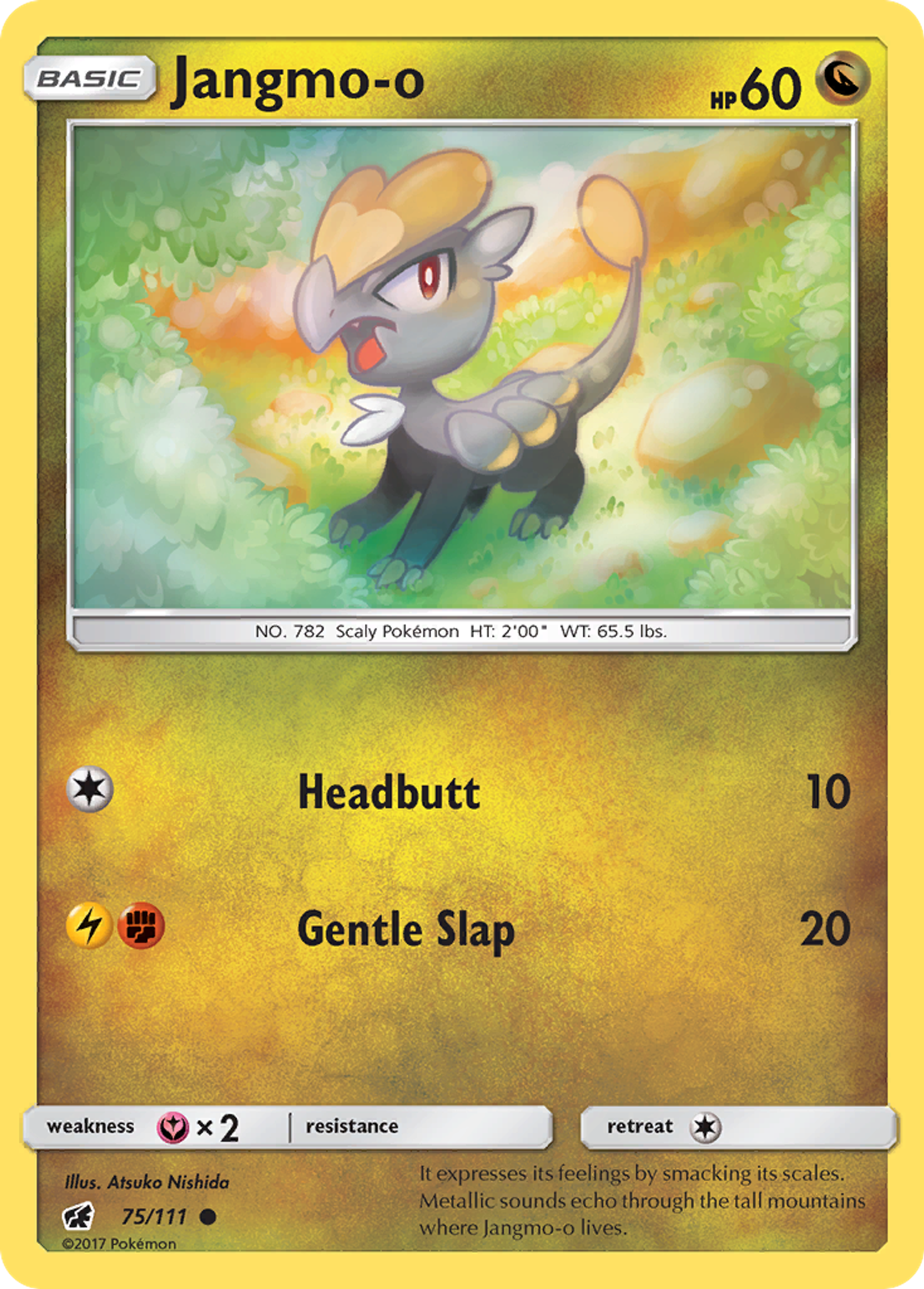 Jangmo-o — SM - Crimson Invasion — Pokémon
