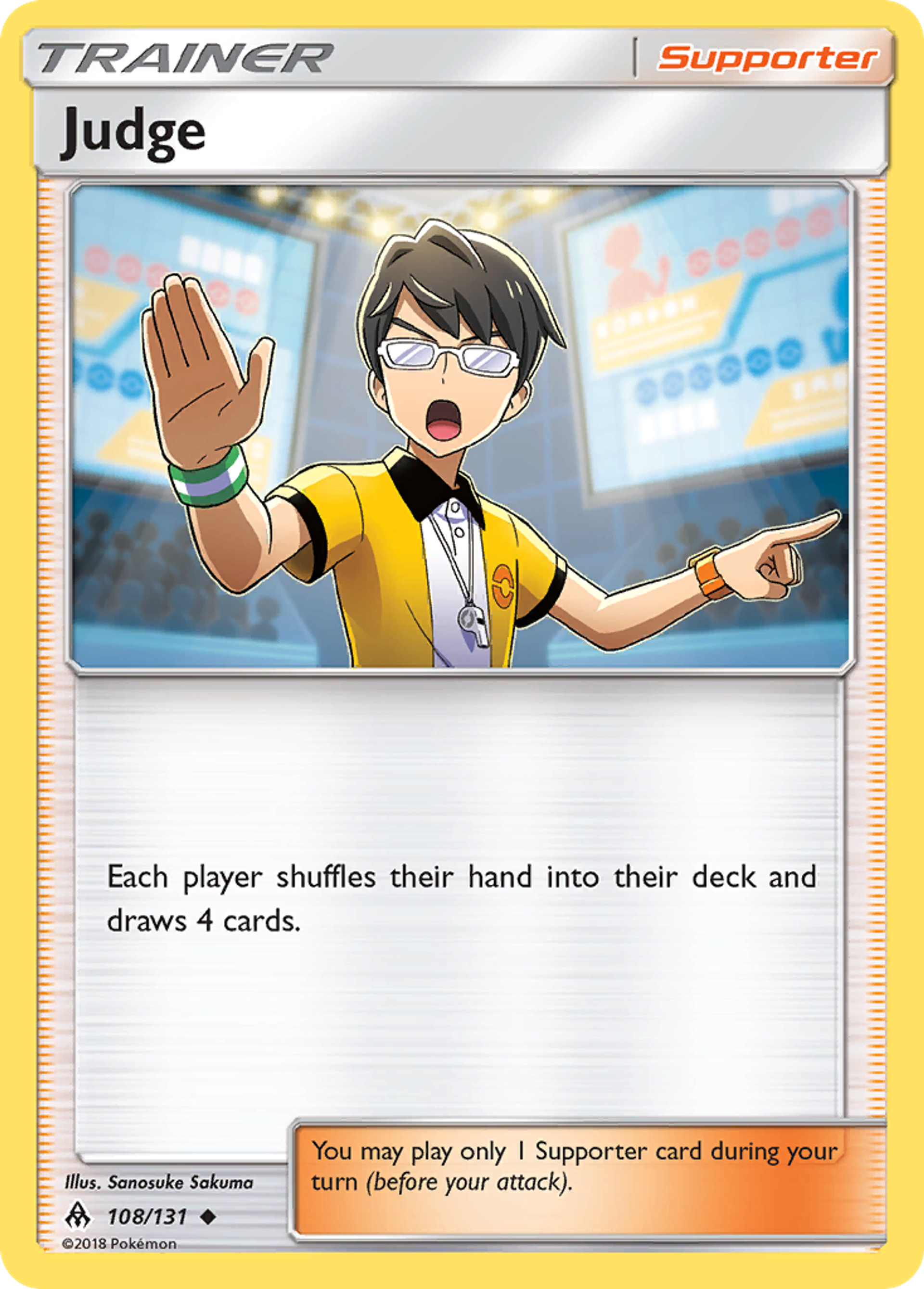 Judge — SM - Forbidden Light — Pokemon