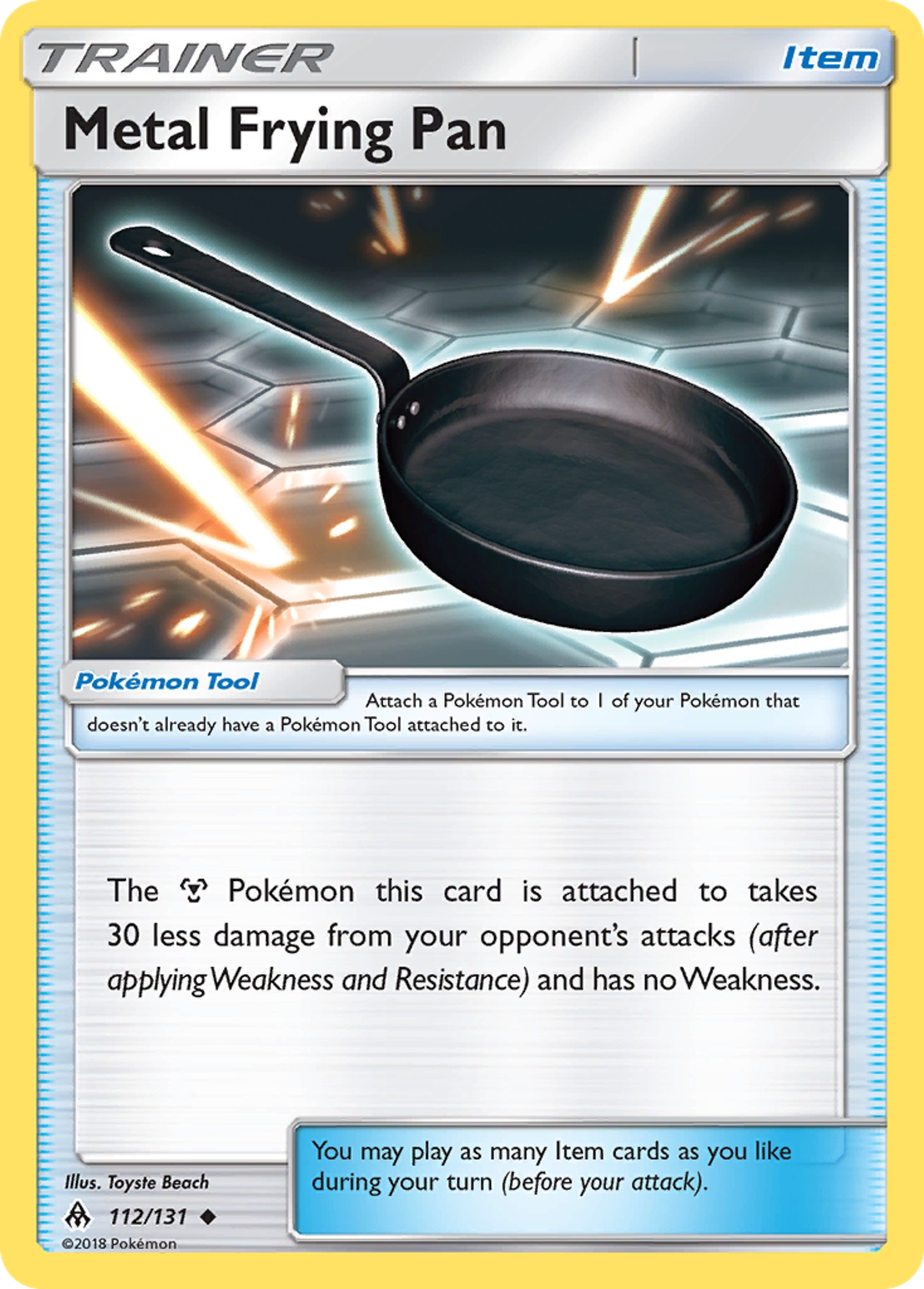 Metal Frying Pan — SM - Forbidden Light — Pokemon