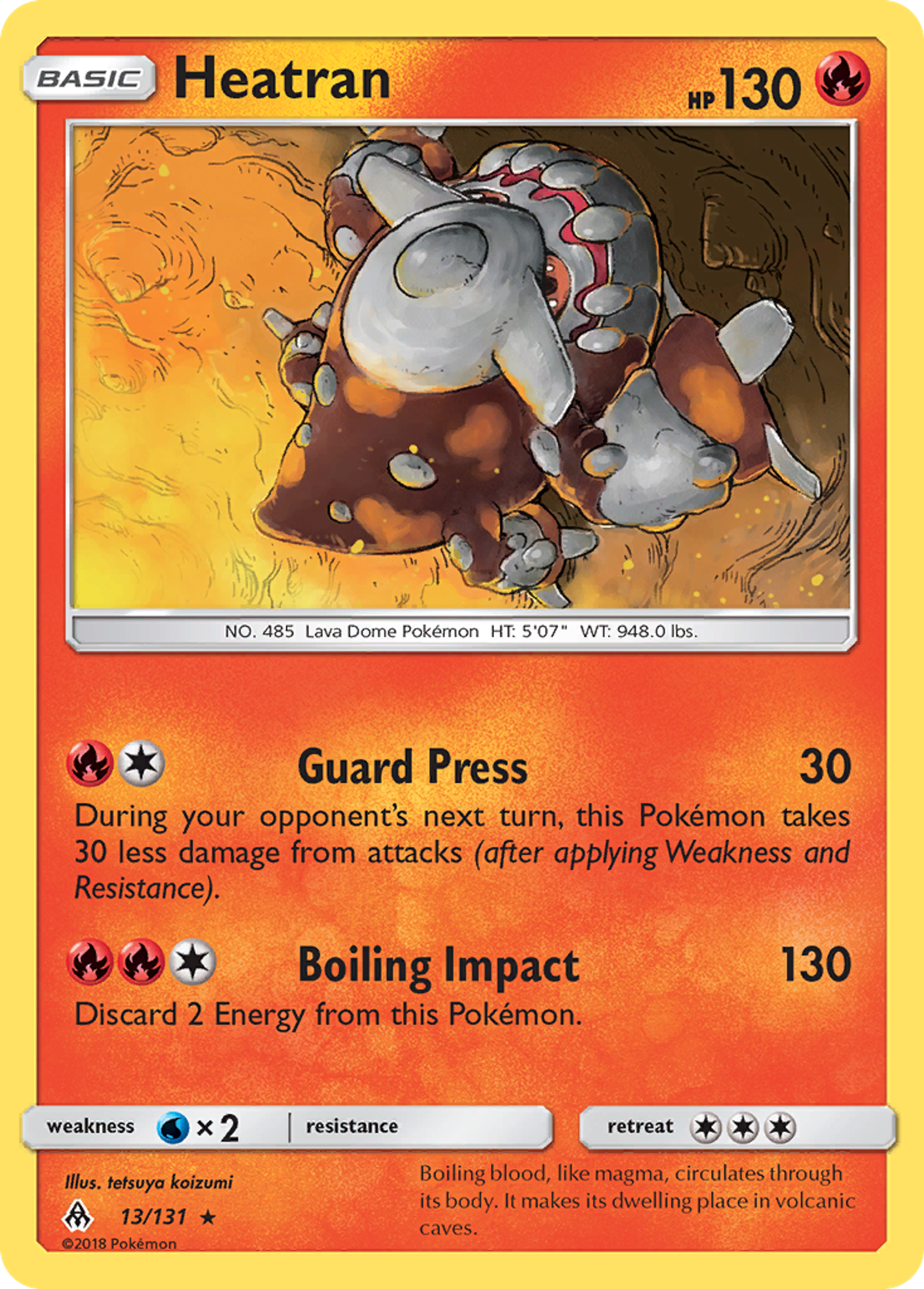 Heatran — SM - Forbidden Light — Pokemon