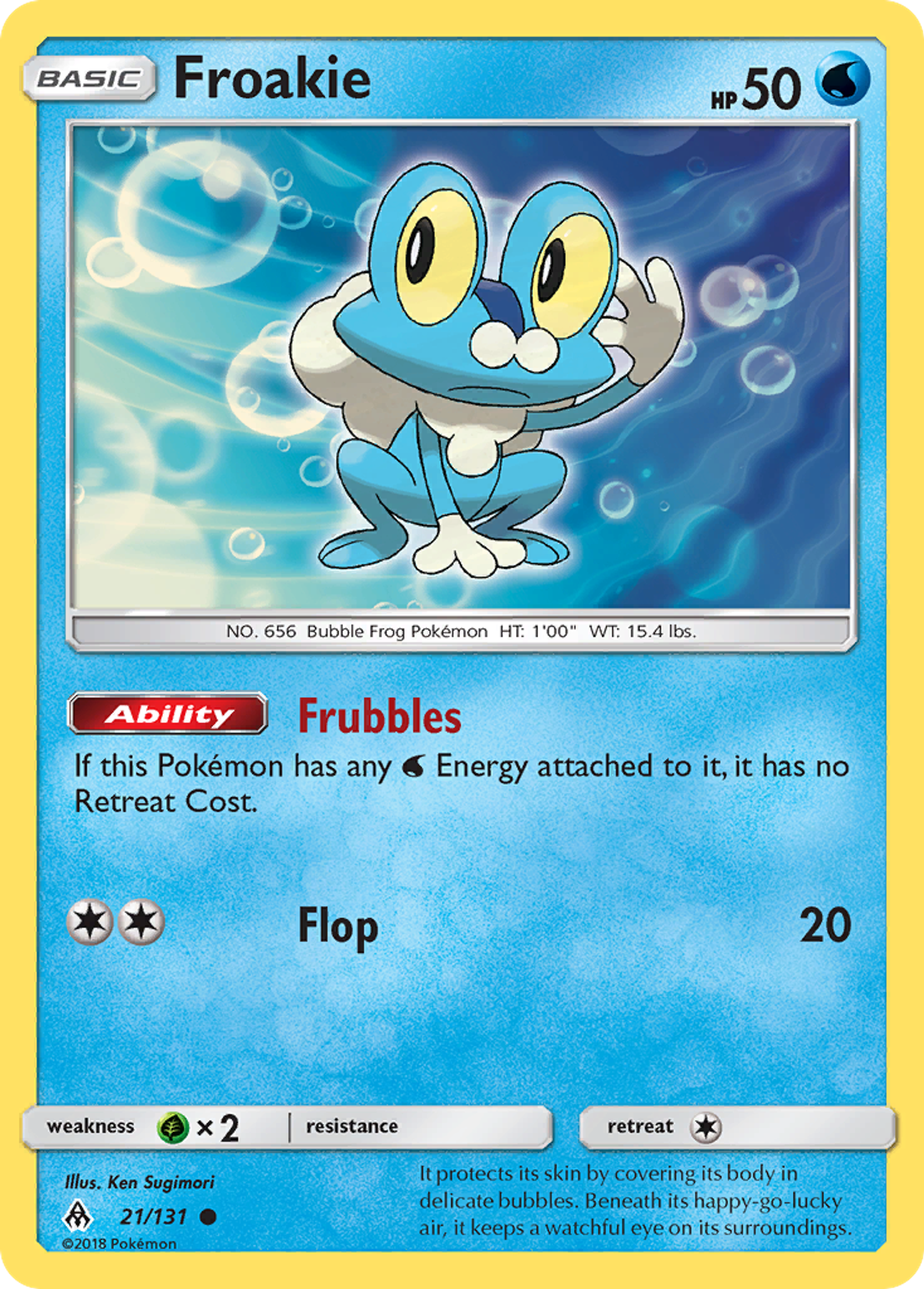 Froakie — SM - Forbidden Light — Pokemon