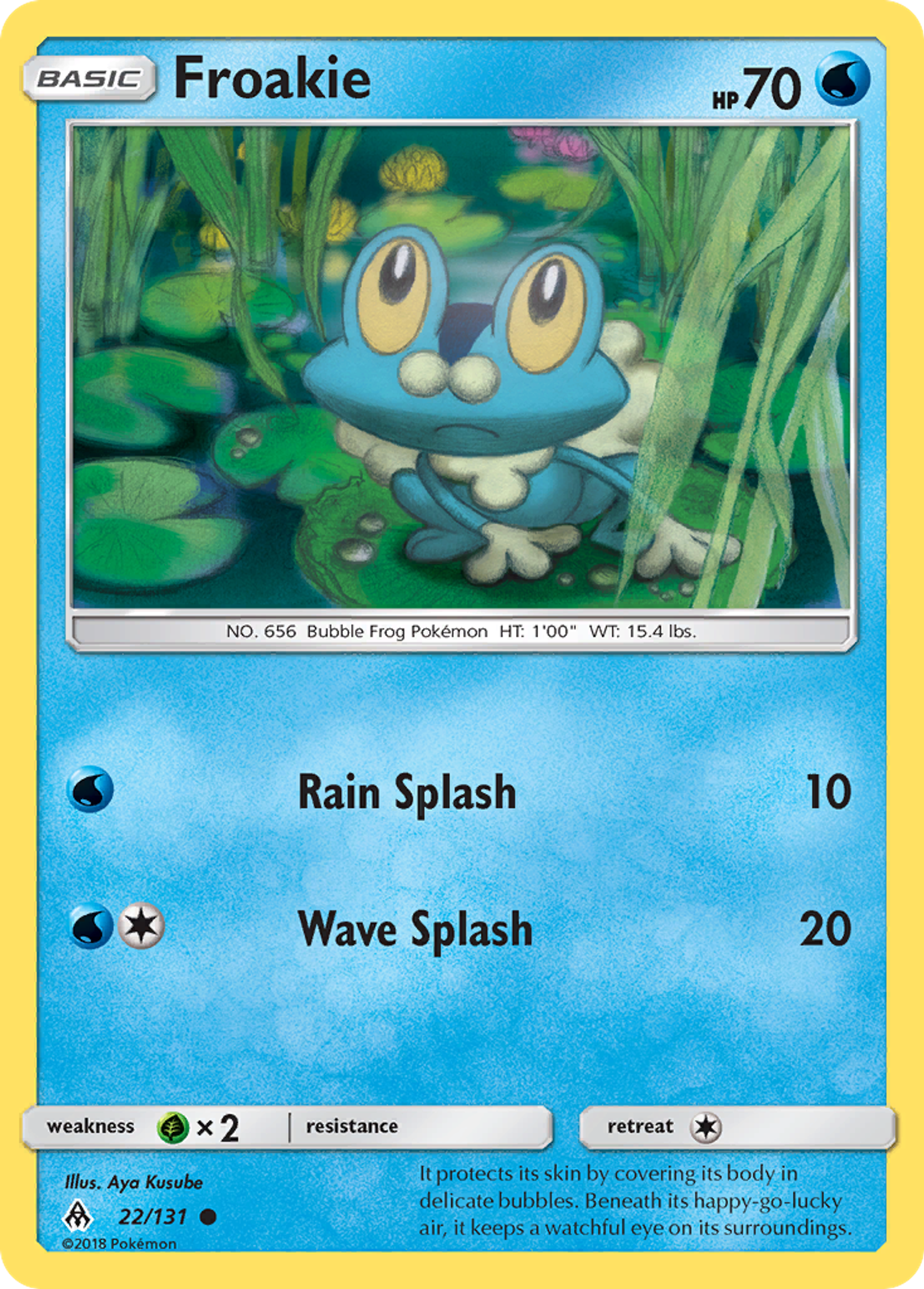 Froakie — SM - Forbidden Light — Pokemon
