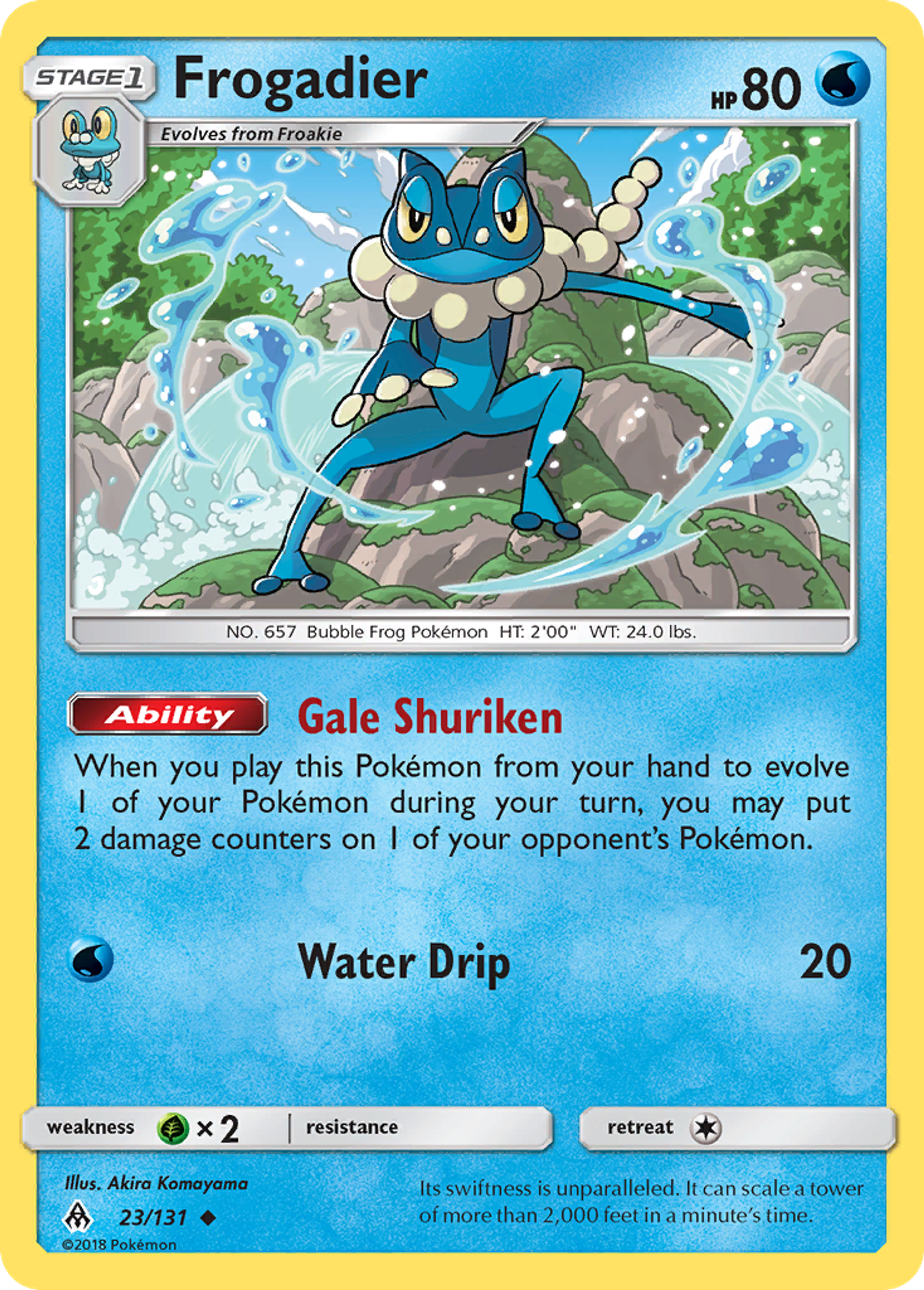 Frogadier — SM - Forbidden Light — Pokemon