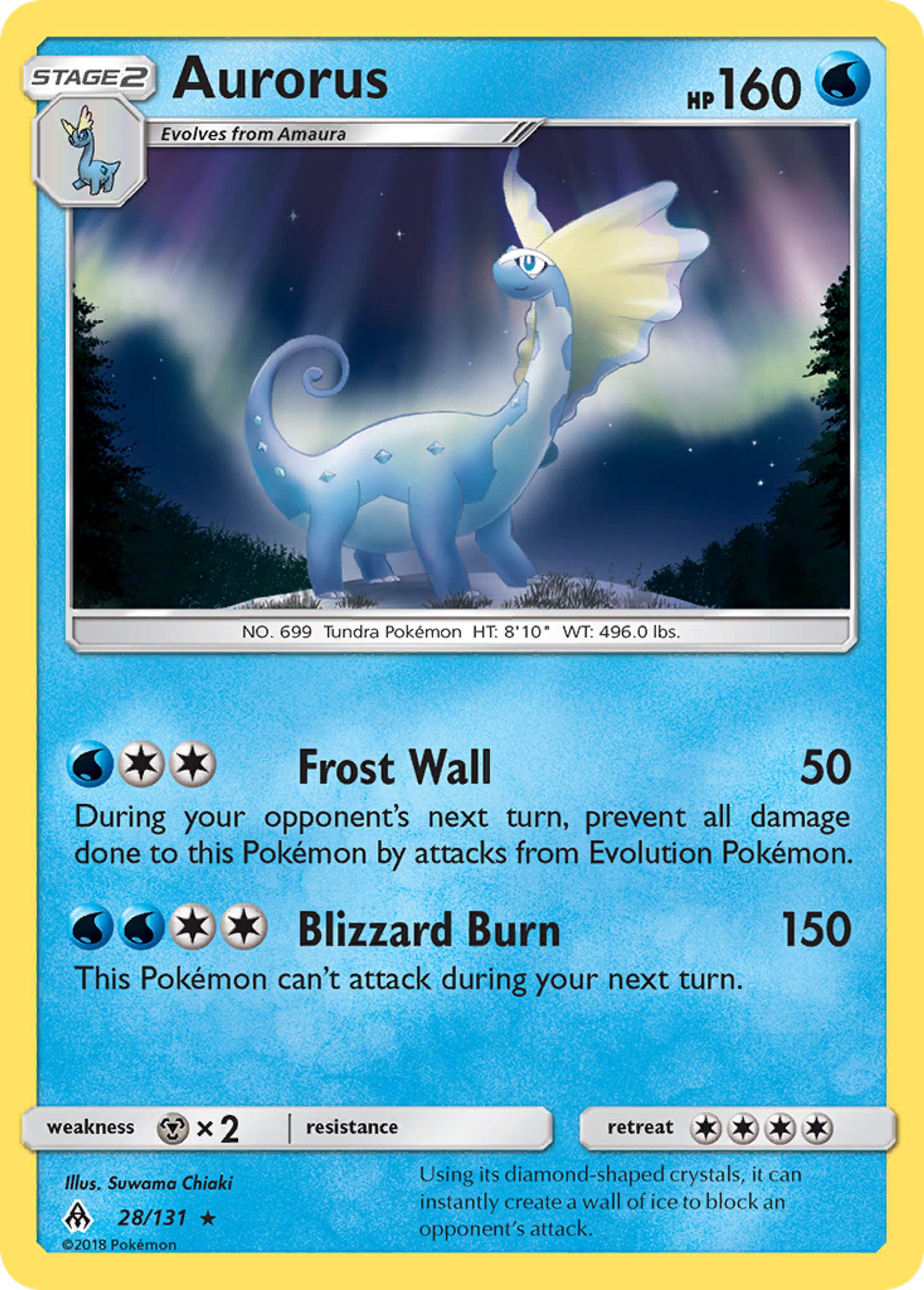 Aurorus — SM - Forbidden Light — Pokemon