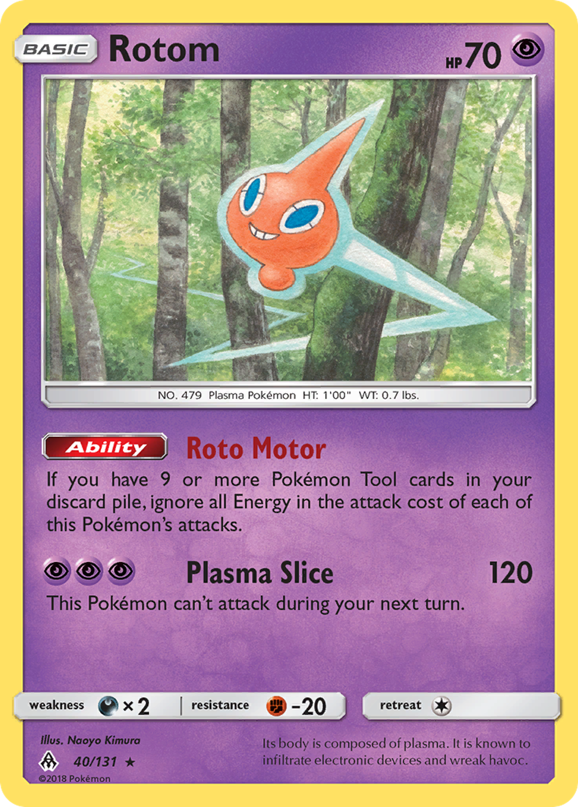 Rotom — SM - Forbidden Light — Pokemon
