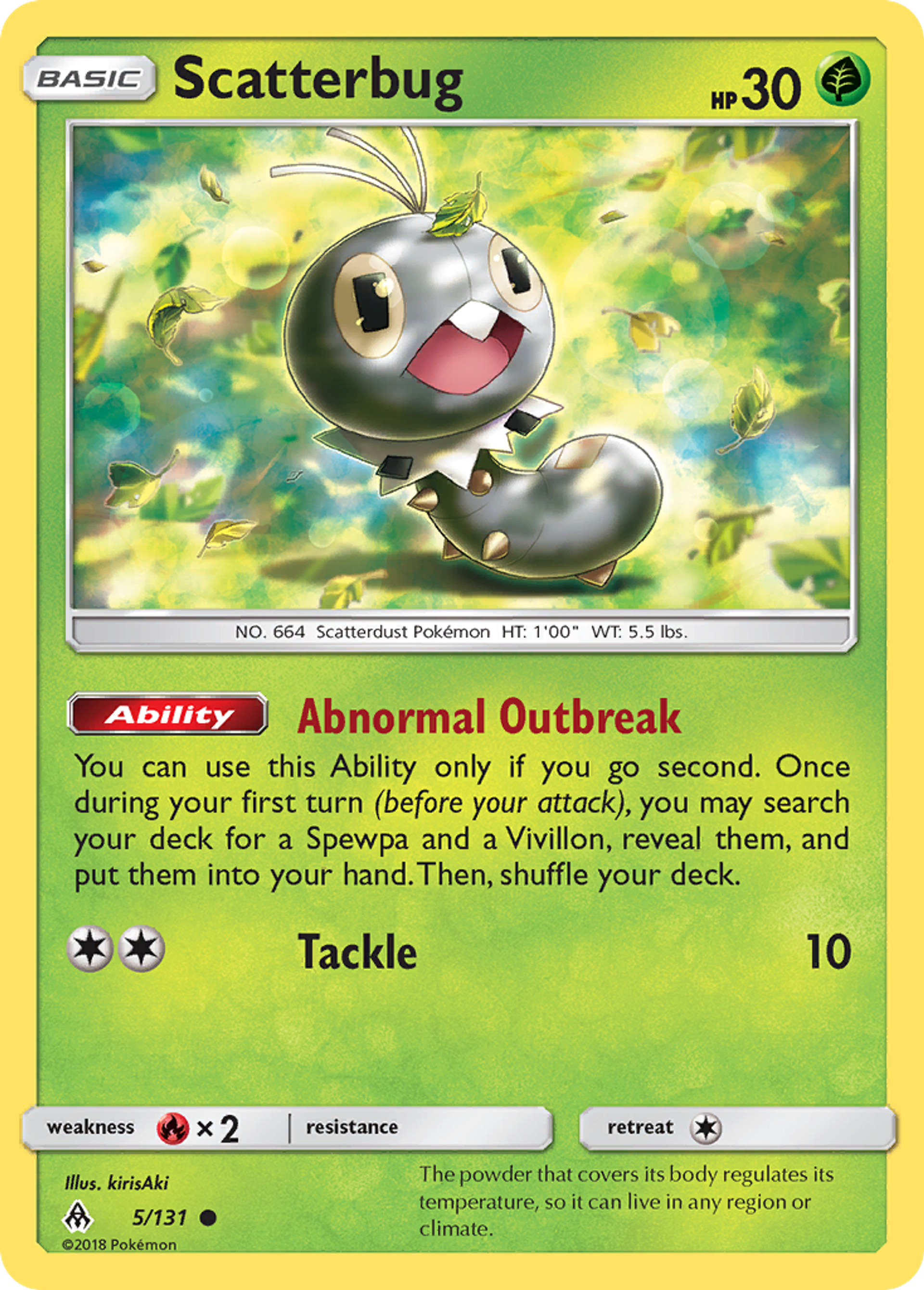 Scatterbug — SM - Forbidden Light — Pokemon