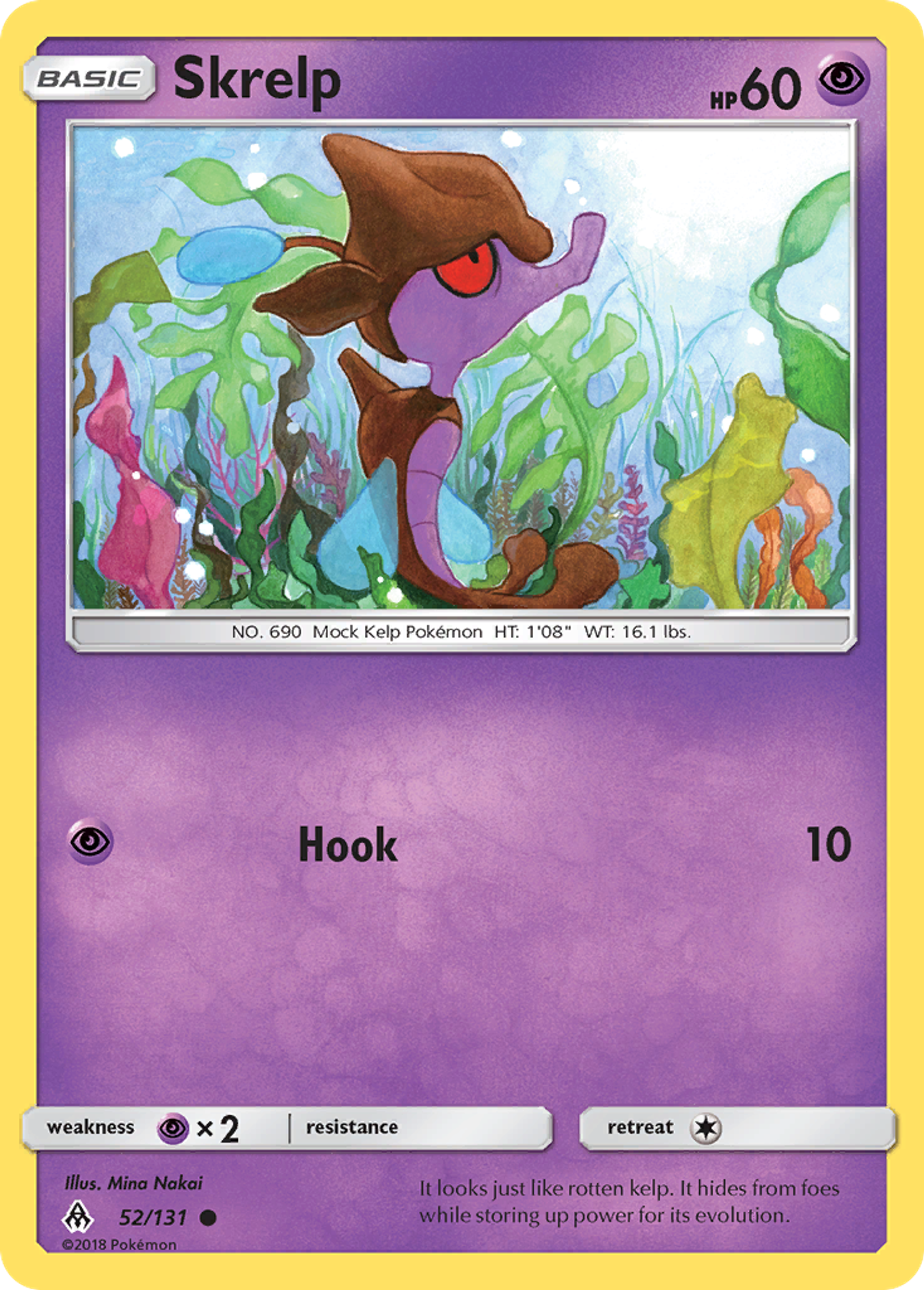 Skrelp — SM - Forbidden Light — Pokemon