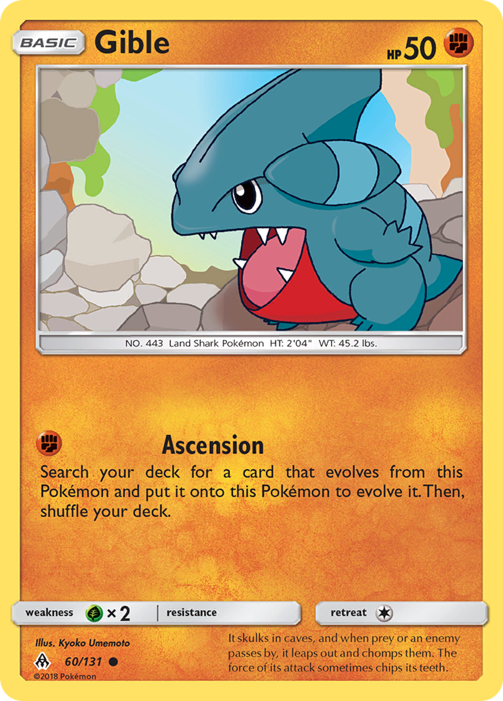 Gible — SM - Forbidden Light — Pokemon