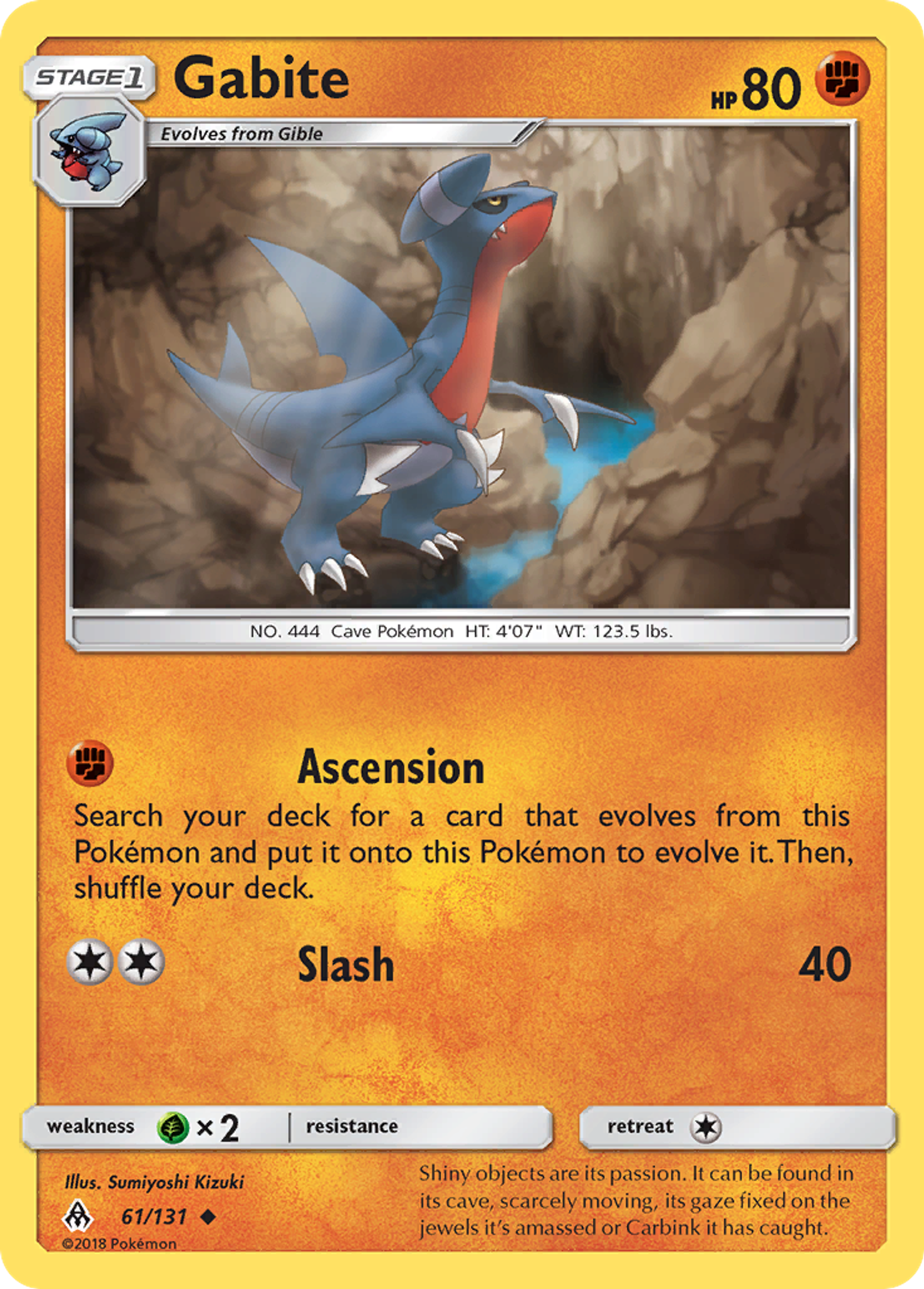 Gabite — SM - Forbidden Light — Pokemon