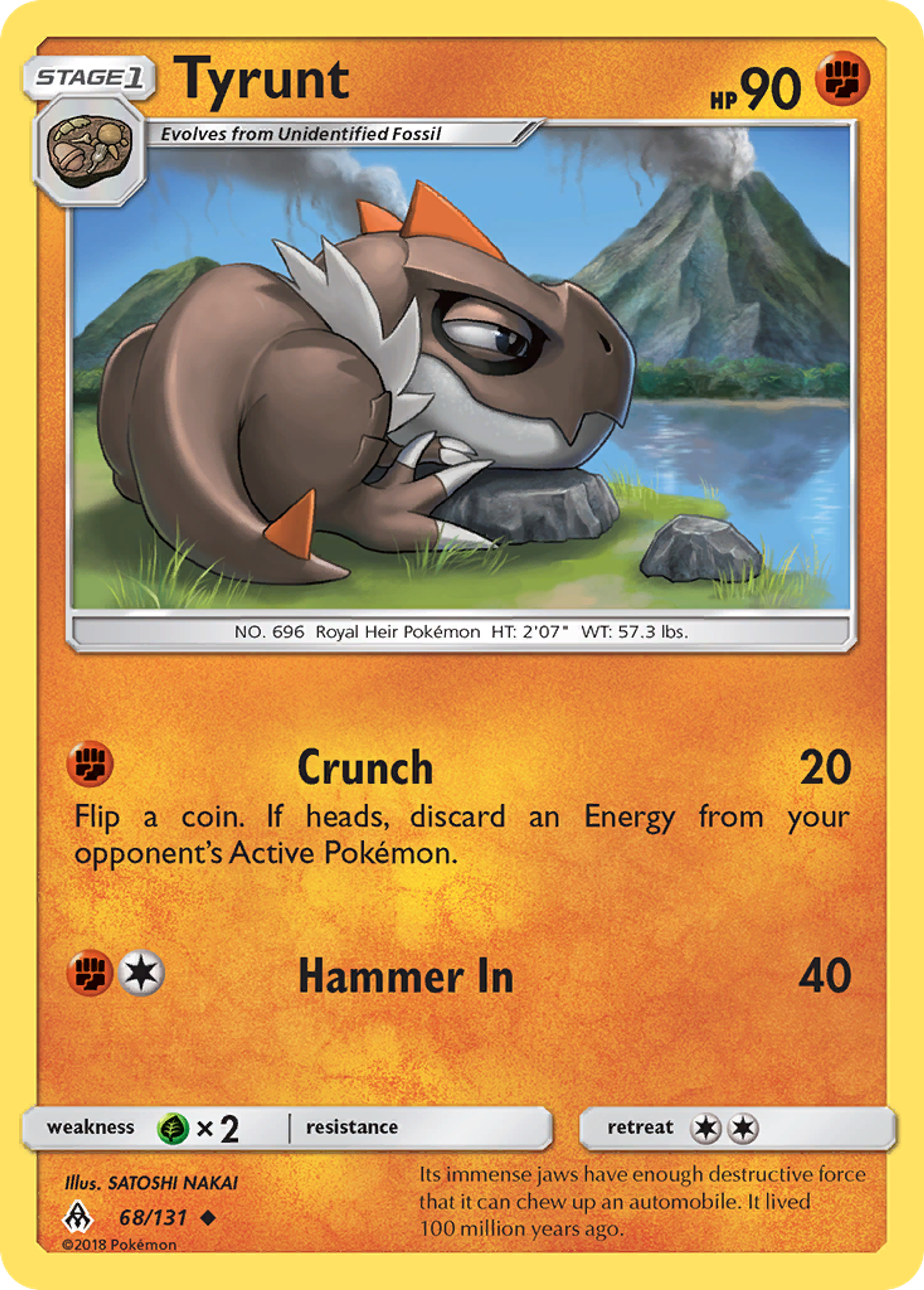 Tyrunt — SM - Forbidden Light — Pokemon