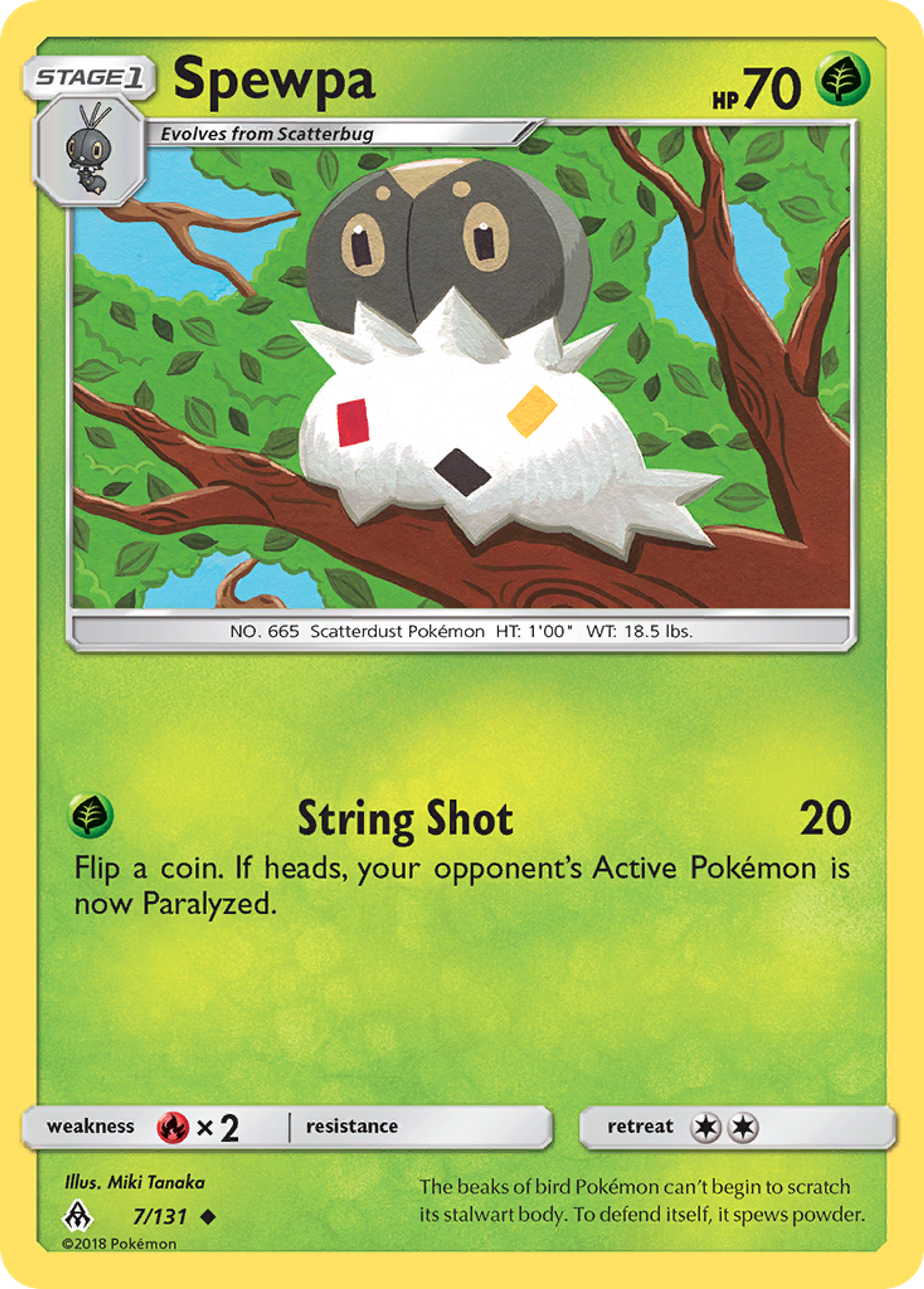 Spewpa — SM - Forbidden Light — Pokemon