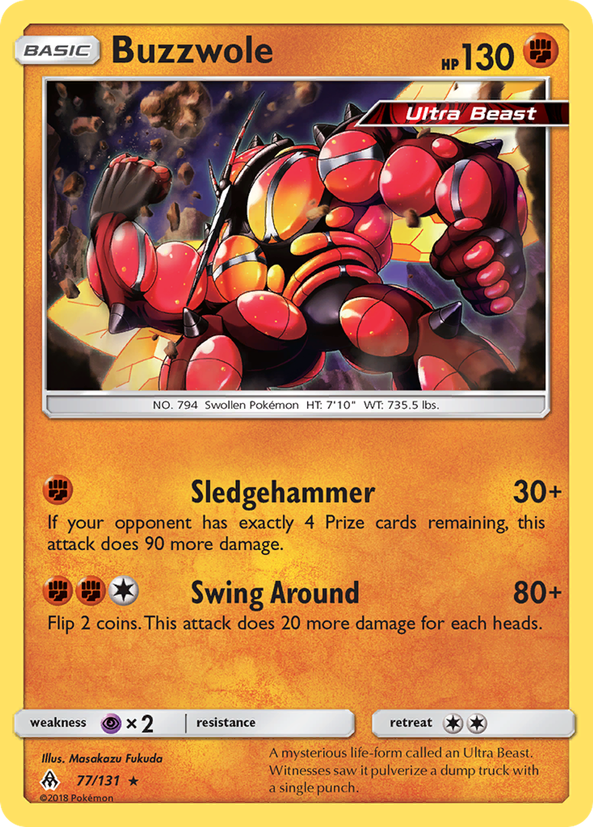 Buzzwole — SM - Forbidden Light — Pokemon